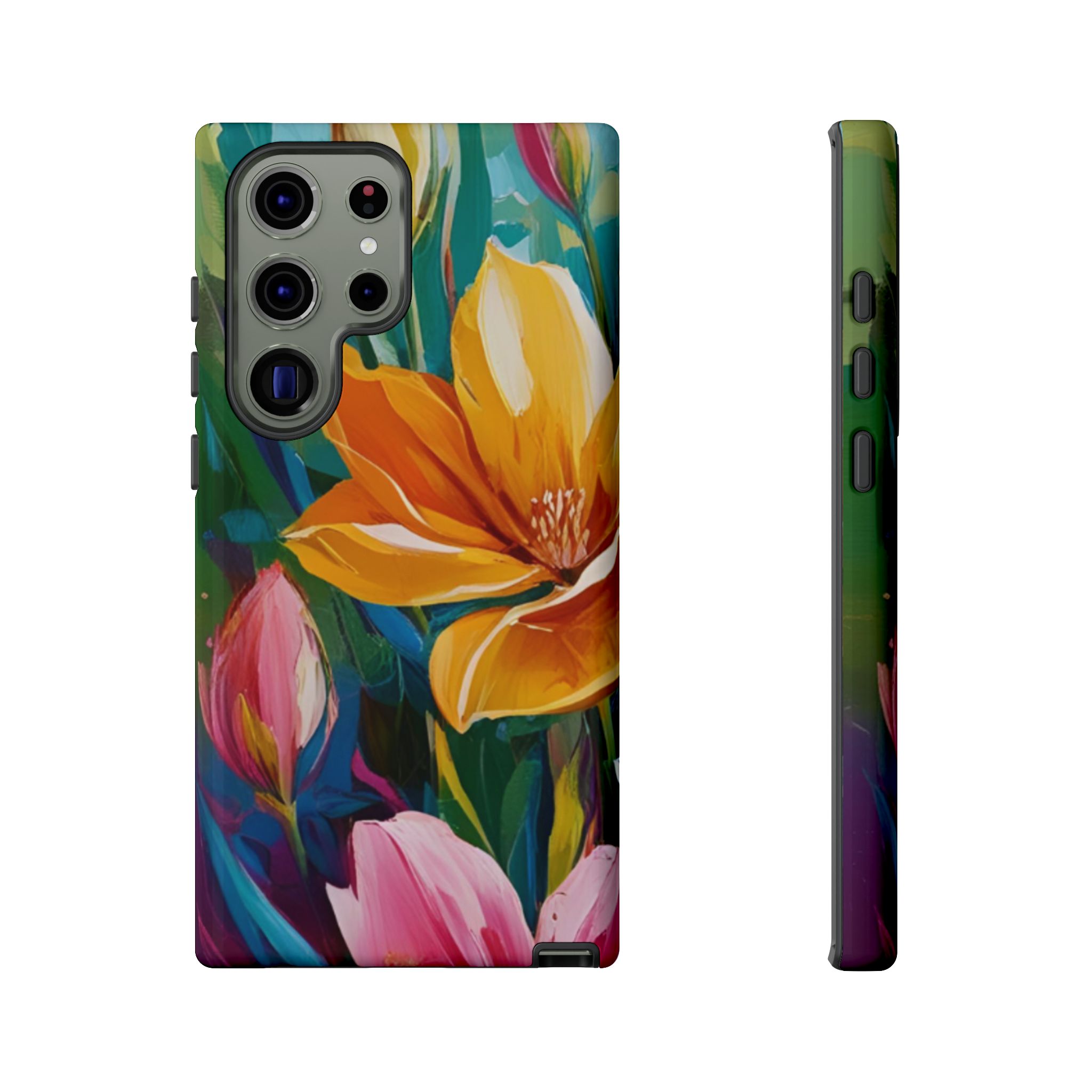 Floral Tough Phone Case - Vibrant Flower Design for Nature Lovers - Image 101
