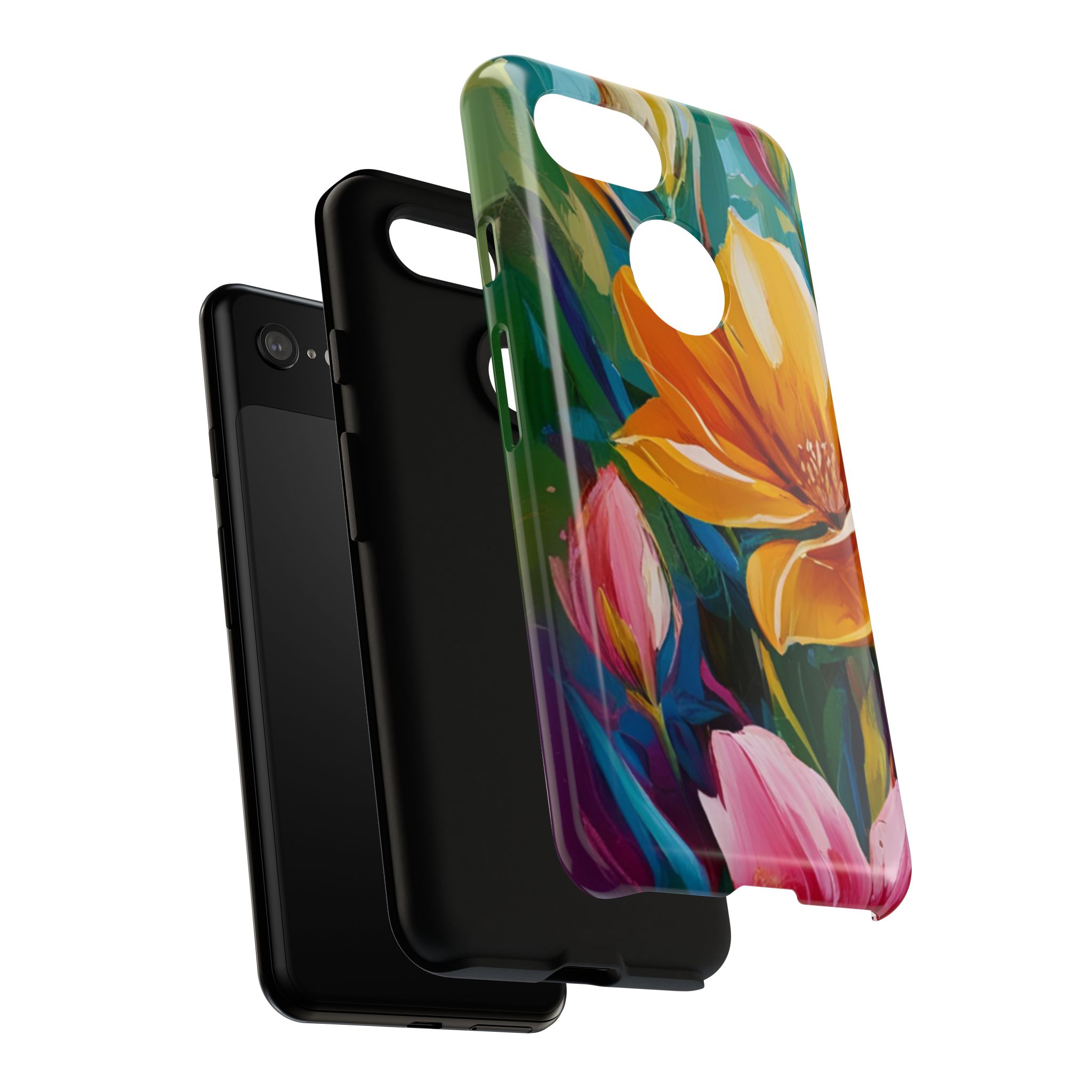 Floral Tough Phone Case - Vibrant Flower Design for Nature Lovers - Image 206