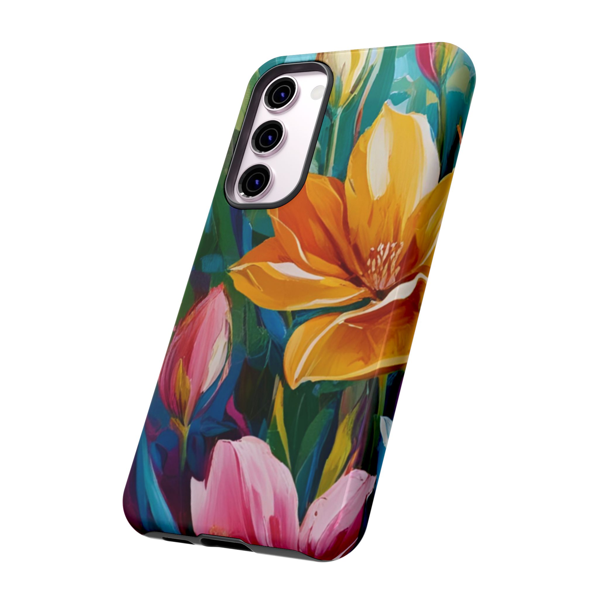 Floral Tough Phone Case - Vibrant Flower Design for Nature Lovers - Image 98