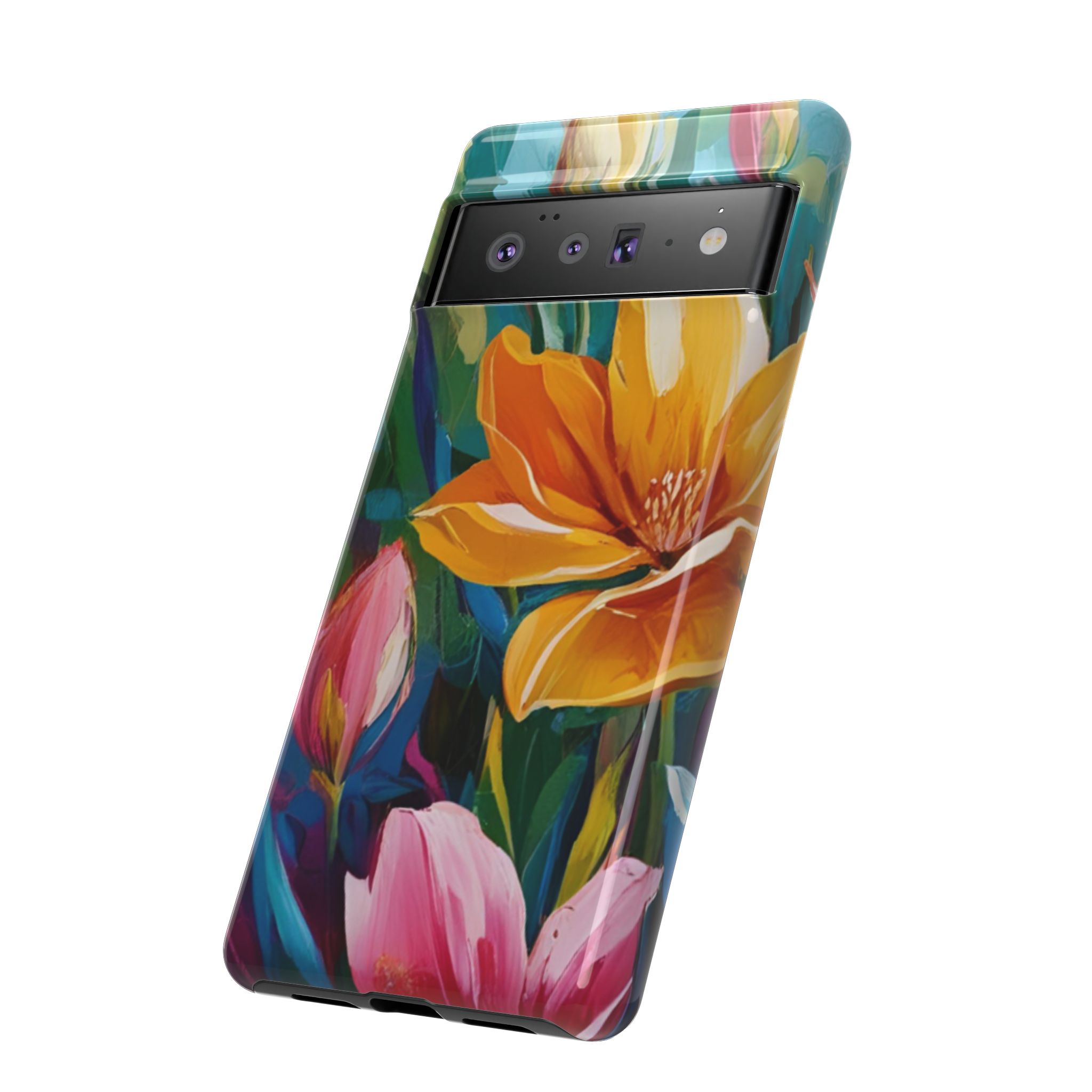 Floral Tough Phone Case - Vibrant Flower Design for Nature Lovers - Image 110