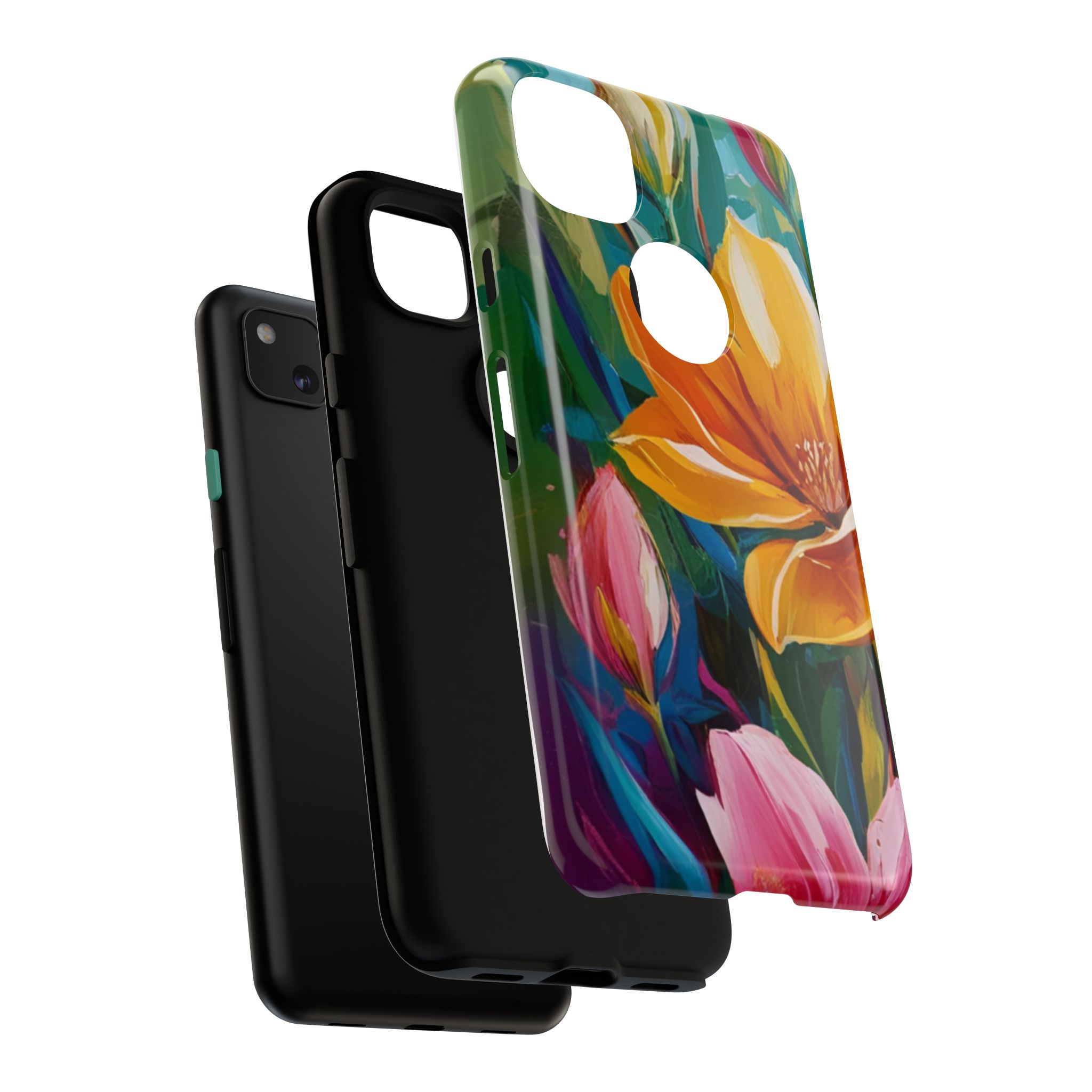 Floral Tough Phone Case - Vibrant Flower Design for Nature Lovers - Image 224