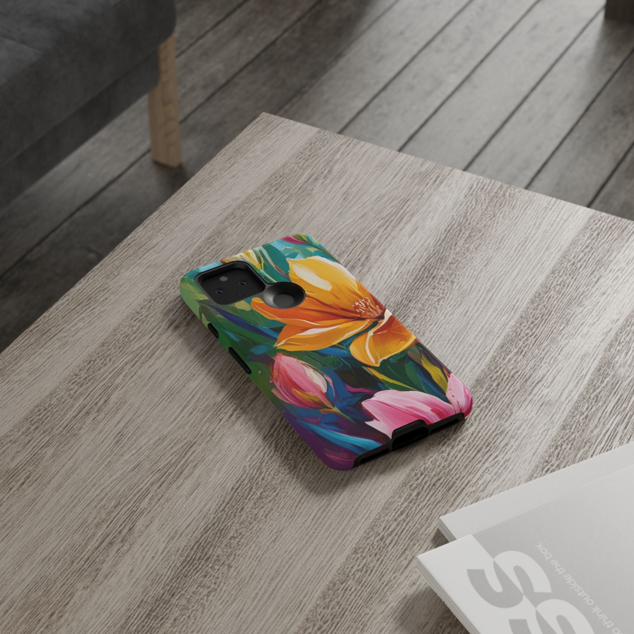 Floral Tough Phone Case - Vibrant Flower Design for Nature Lovers - Image 48