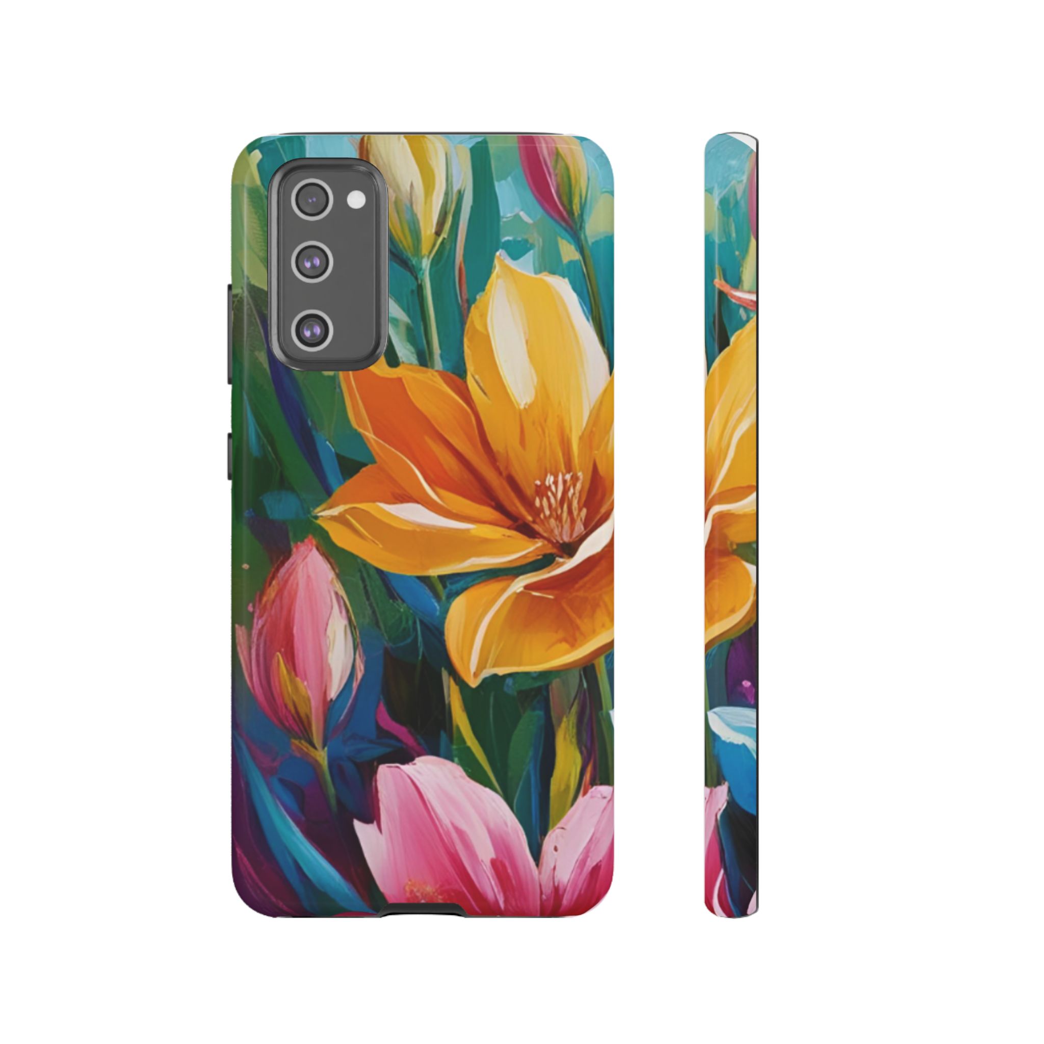 Floral Tough Phone Case - Vibrant Flower Design for Nature Lovers - Image 51