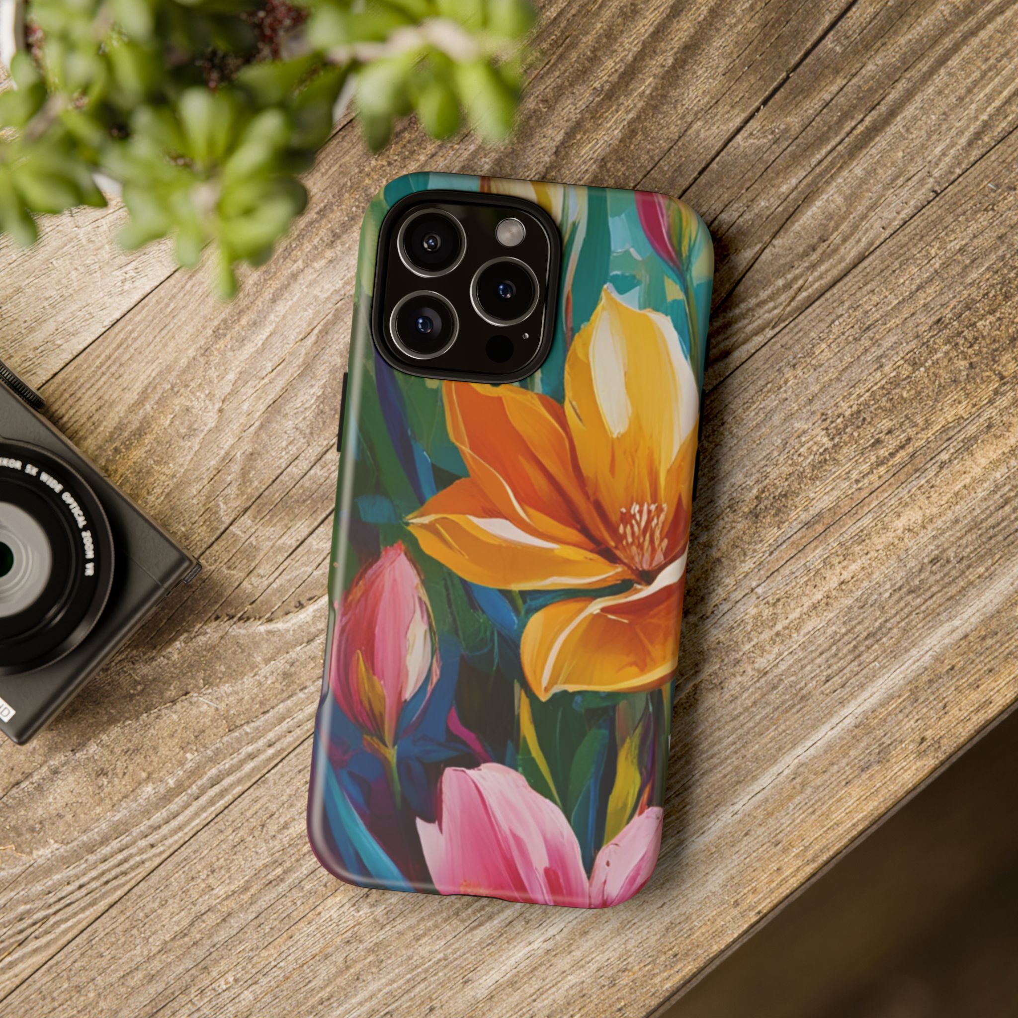 Floral Tough Phone Case - Vibrant Flower Design for Nature Lovers - Image 188