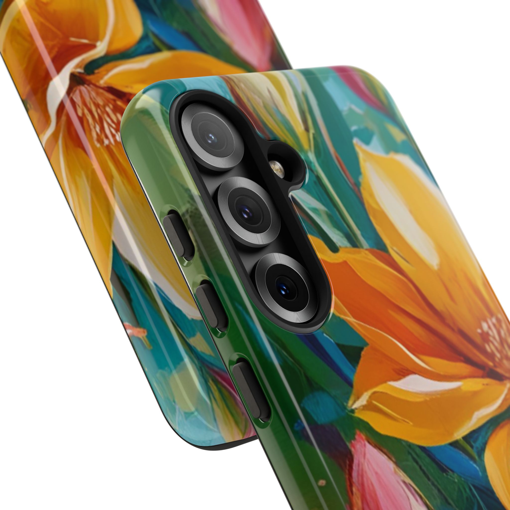 Floral Tough Phone Case - Vibrant Flower Design for Nature Lovers - Image 235