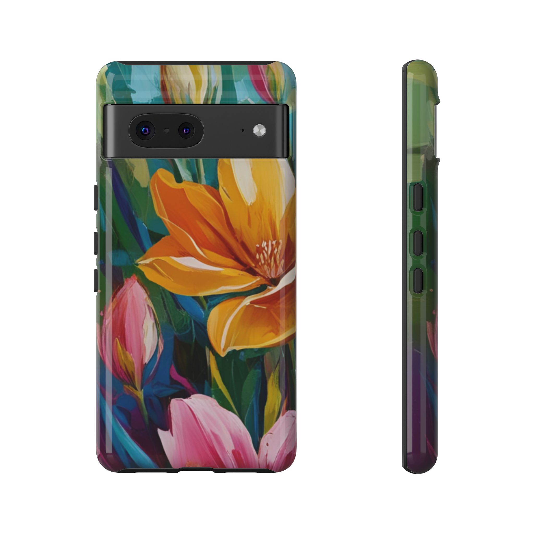 Floral Tough Phone Case - Vibrant Flower Design for Nature Lovers - Image 105