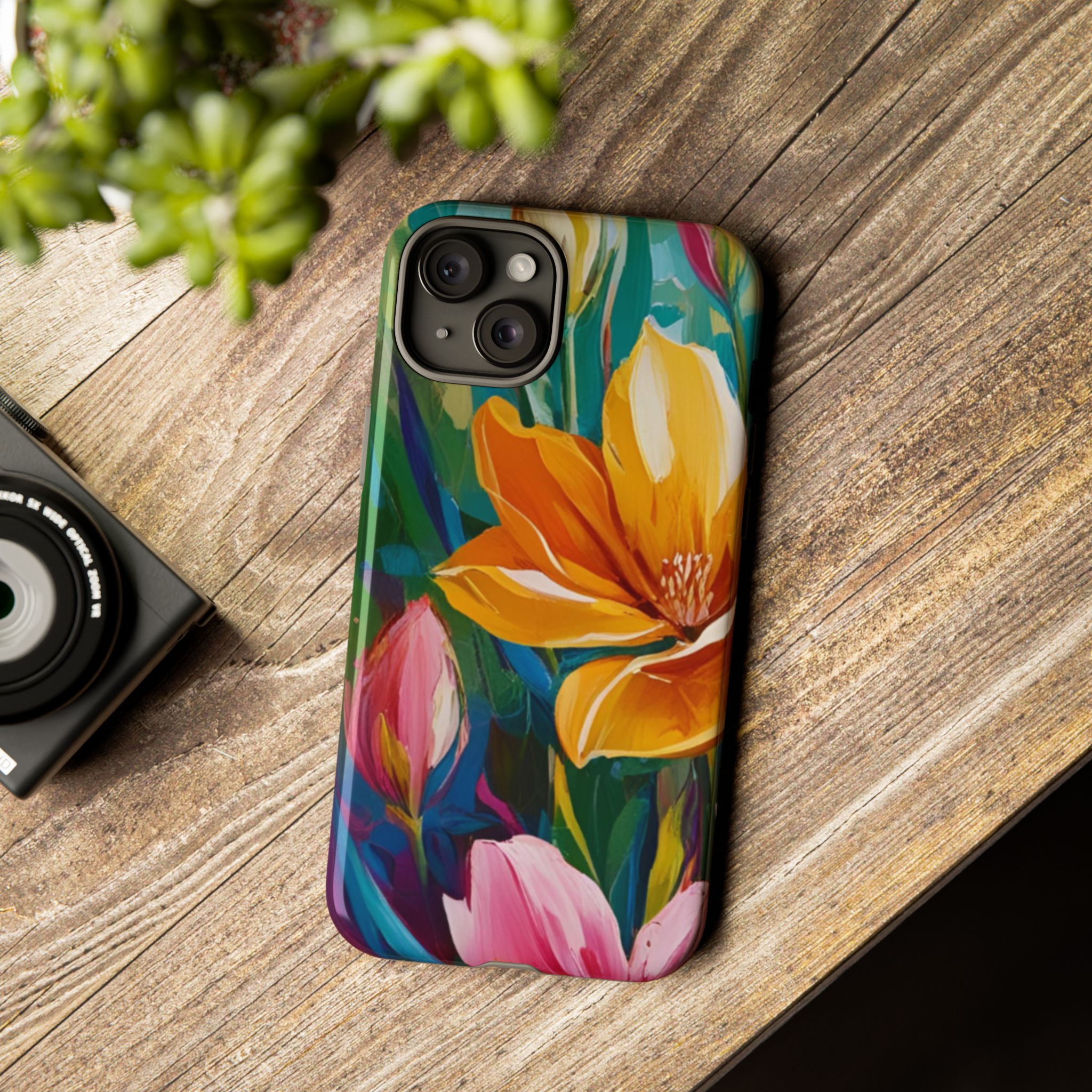 Floral Tough Phone Case - Vibrant Flower Design for Nature Lovers - Image 121