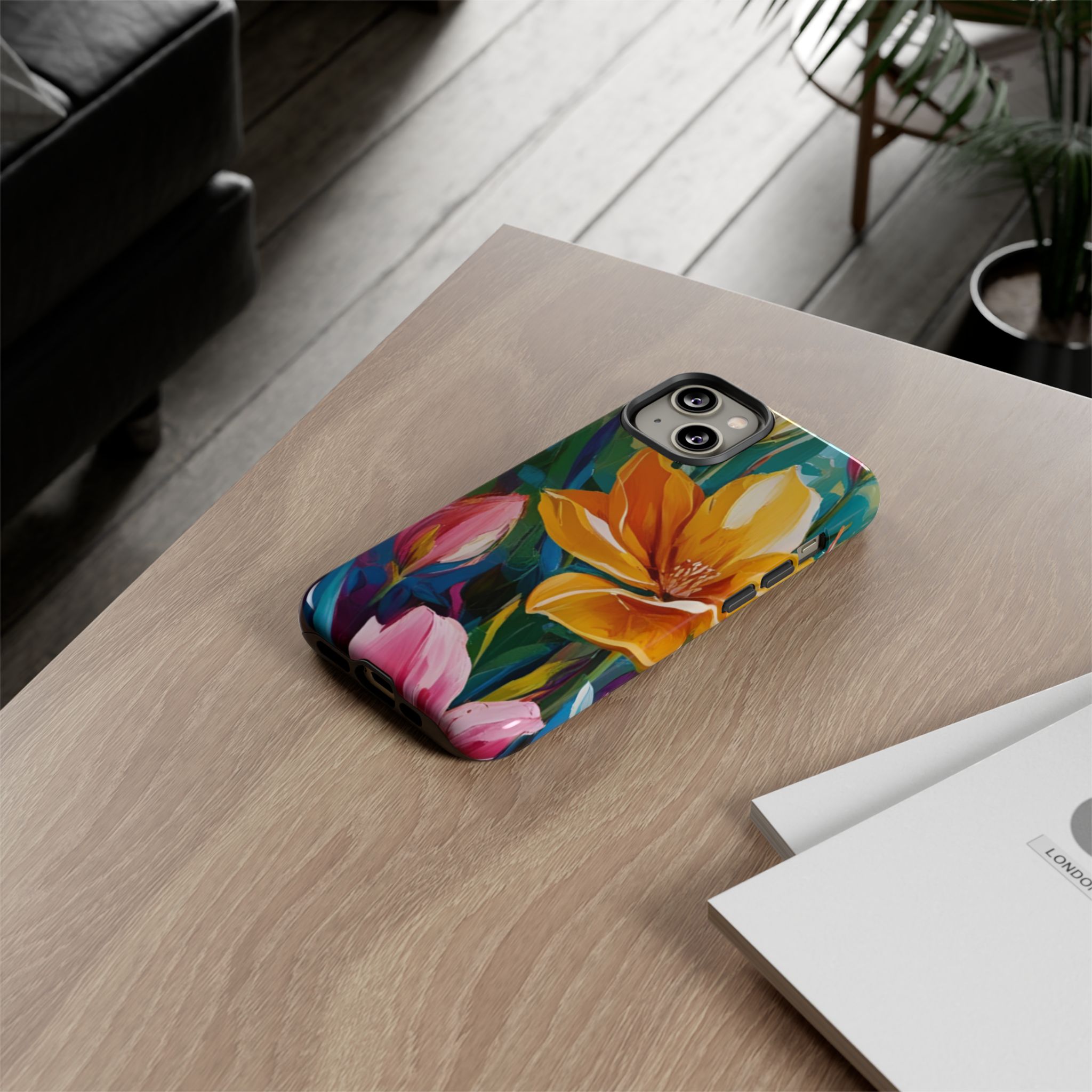 Floral Tough Phone Case - Vibrant Flower Design for Nature Lovers - Image 64
