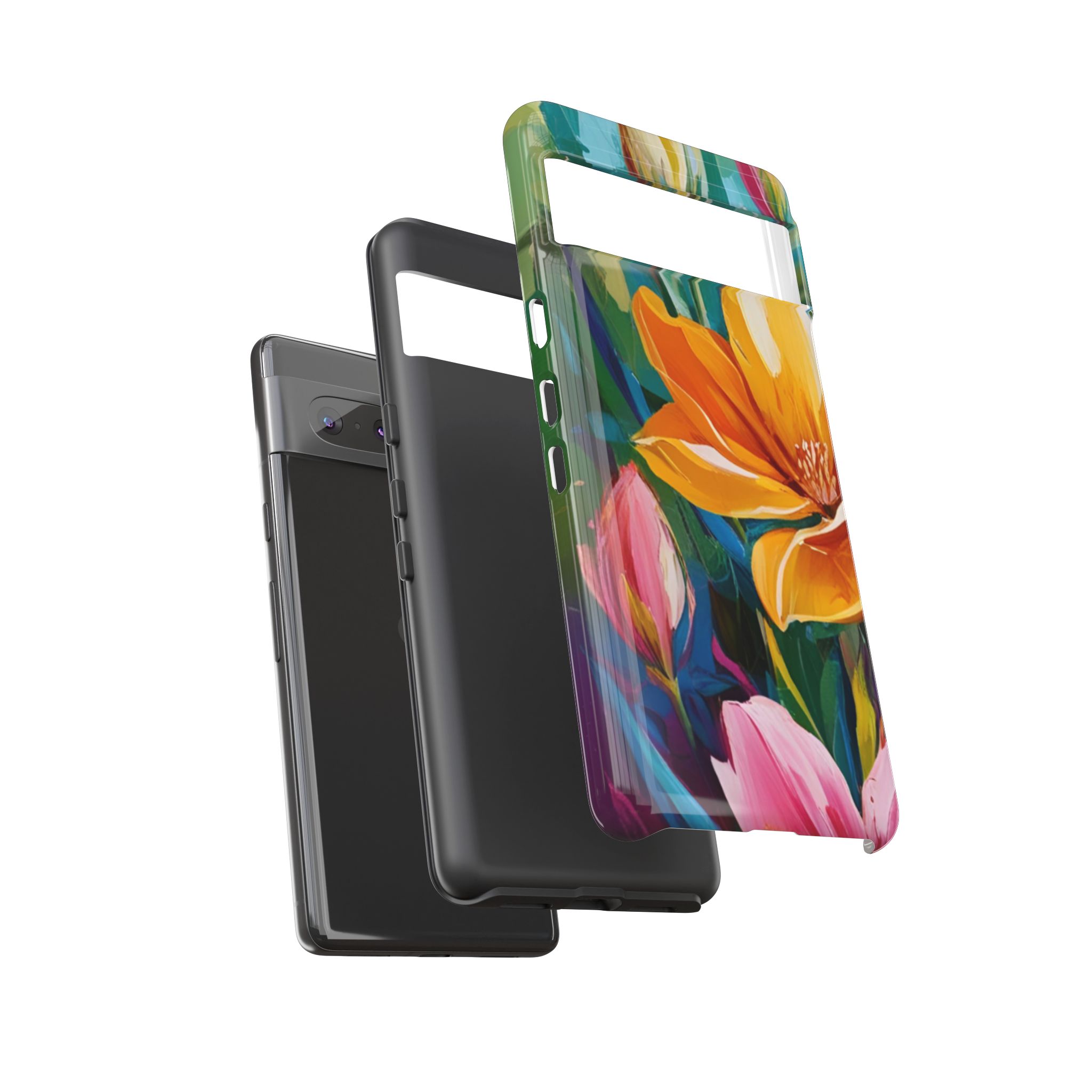 Floral Tough Phone Case - Vibrant Flower Design for Nature Lovers - Image 107
