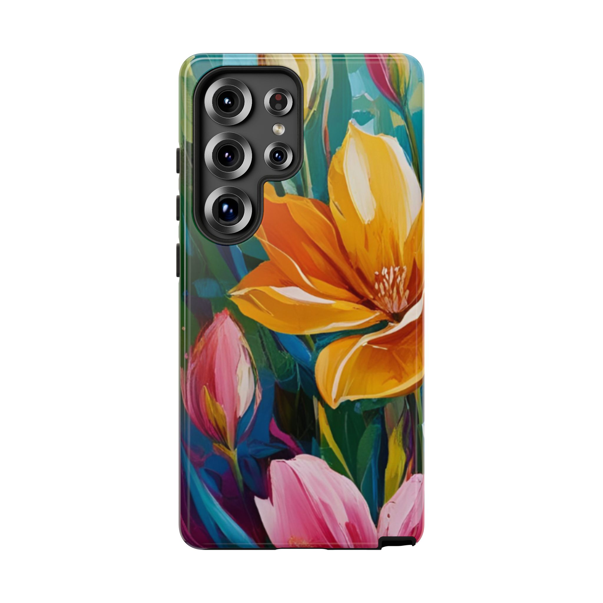 Floral Tough Phone Case - Vibrant Flower Design for Nature Lovers - Image 242