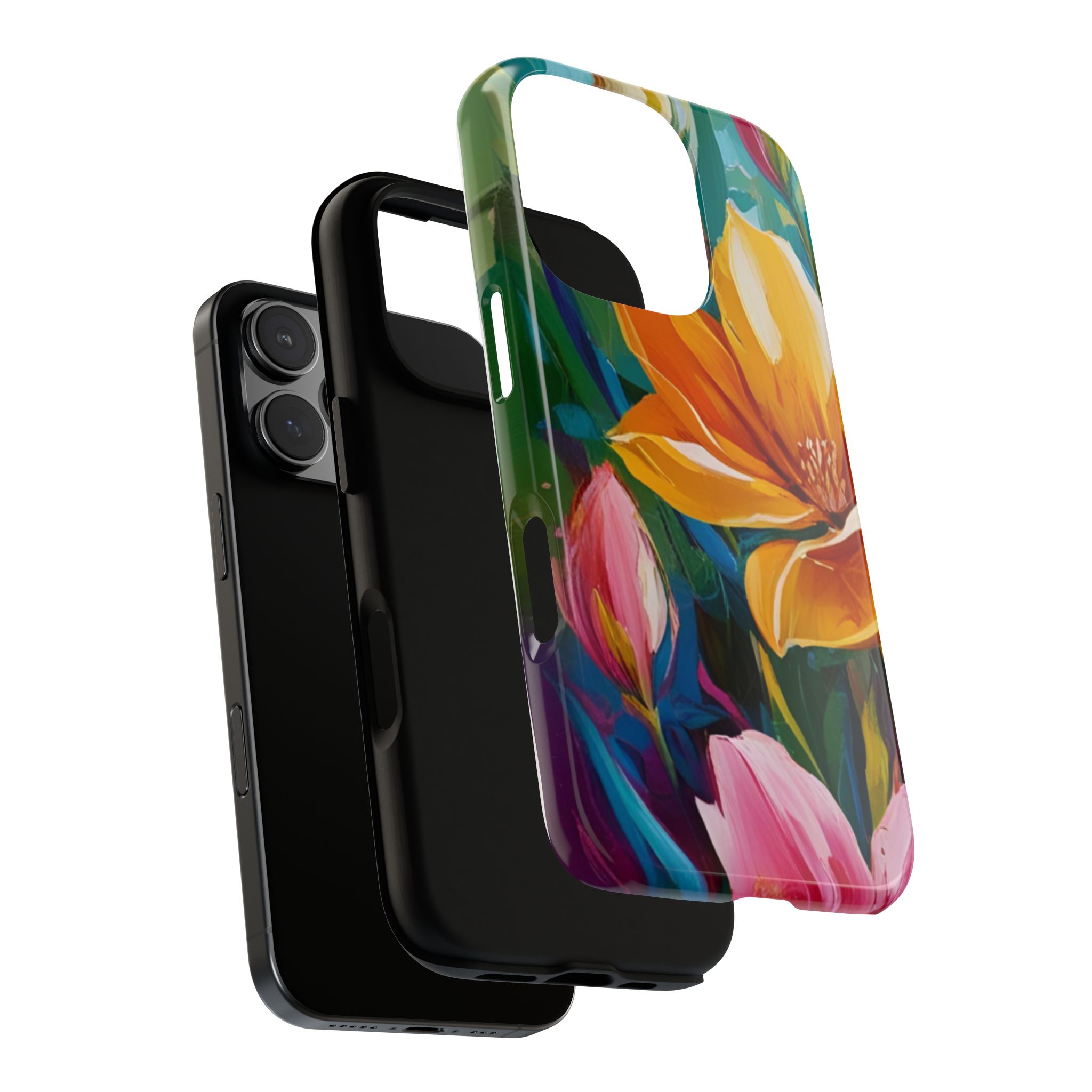 Floral Tough Phone Case - Vibrant Flower Design for Nature Lovers - Image 175