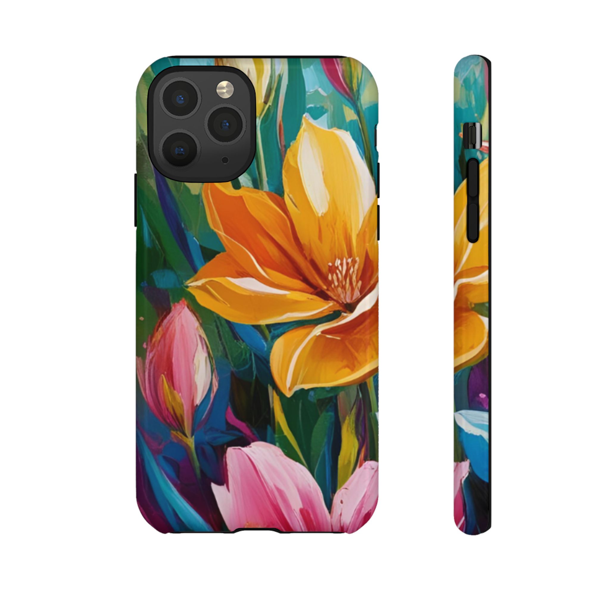 Floral Tough Phone Case - Vibrant Flower Design for Nature Lovers - Image 12