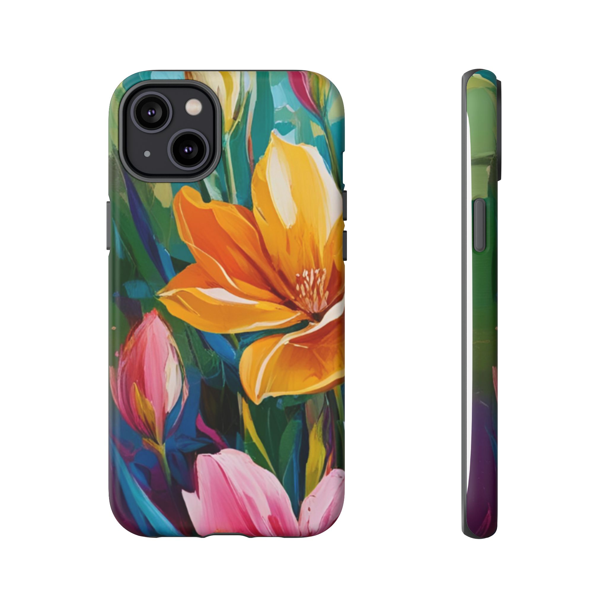 Floral Tough Phone Case - Vibrant Flower Design for Nature Lovers - Image 81