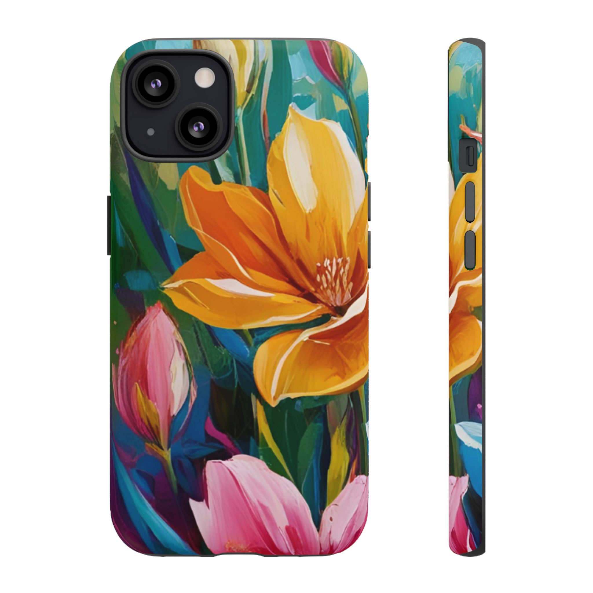 Floral Tough Phone Case - Vibrant Flower Design for Nature Lovers - Image 29