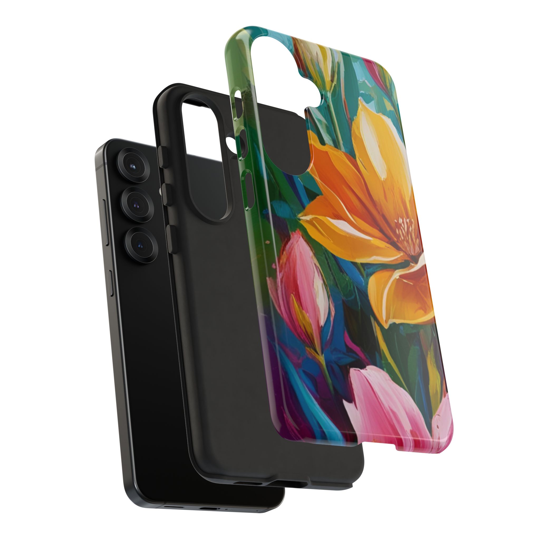 Floral Tough Phone Case - Vibrant Flower Design for Nature Lovers - Image 237