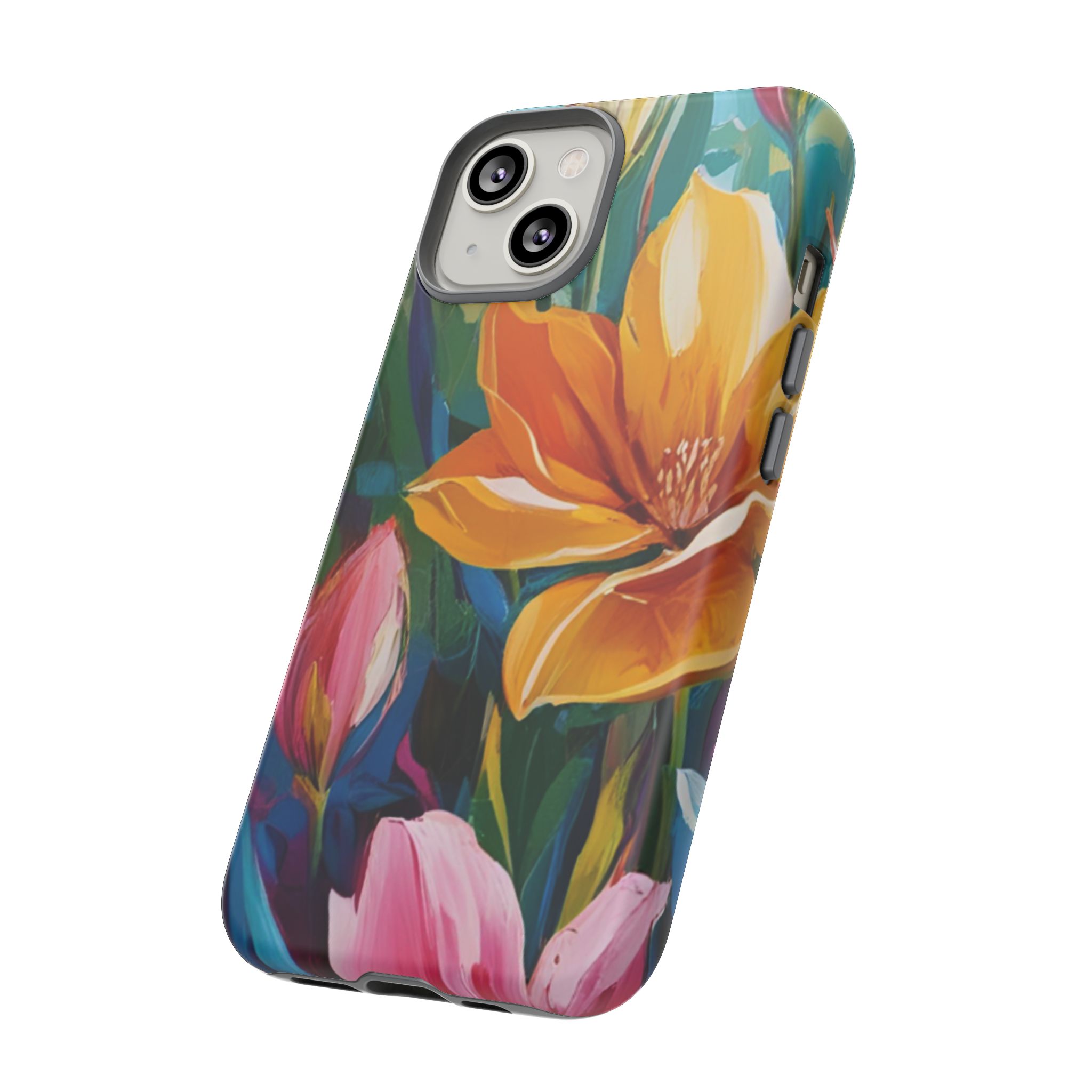 Floral Tough Phone Case - Vibrant Flower Design for Nature Lovers - Image 66