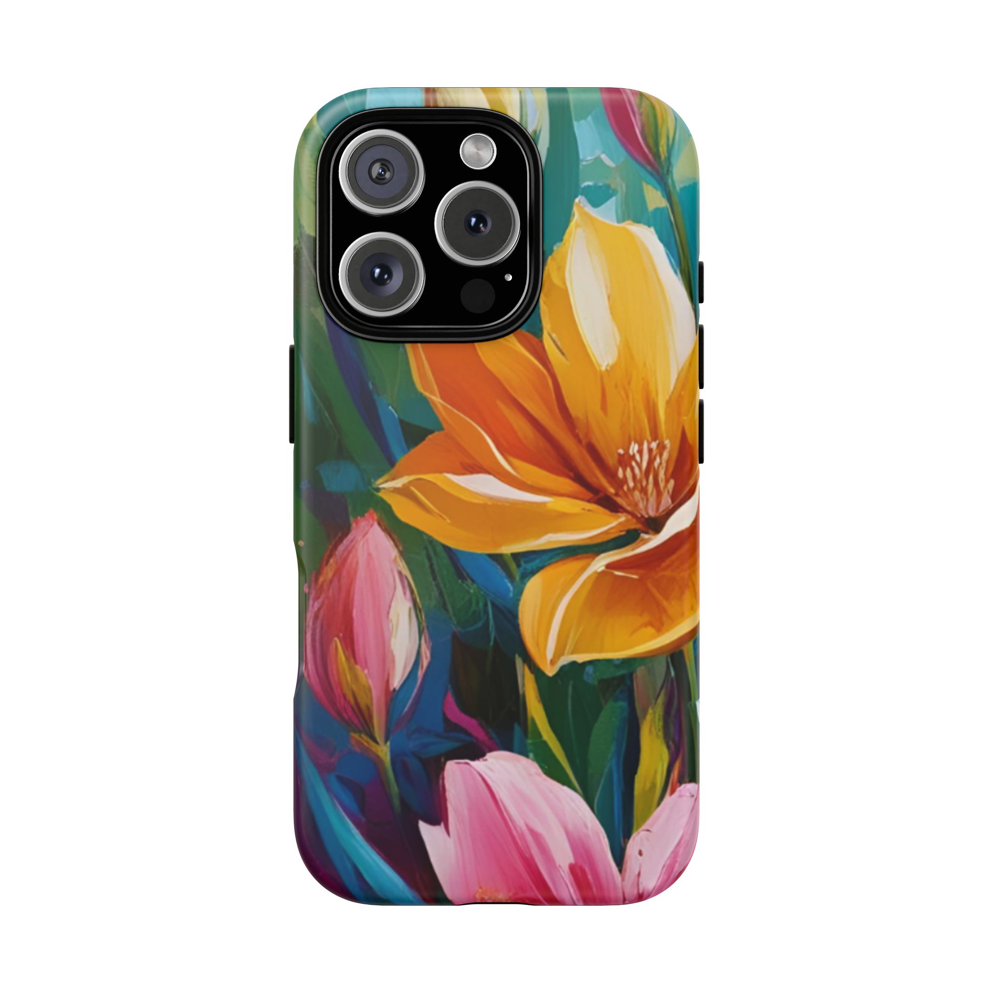 Floral Tough Phone Case - Vibrant Flower Design for Nature Lovers - Image 177