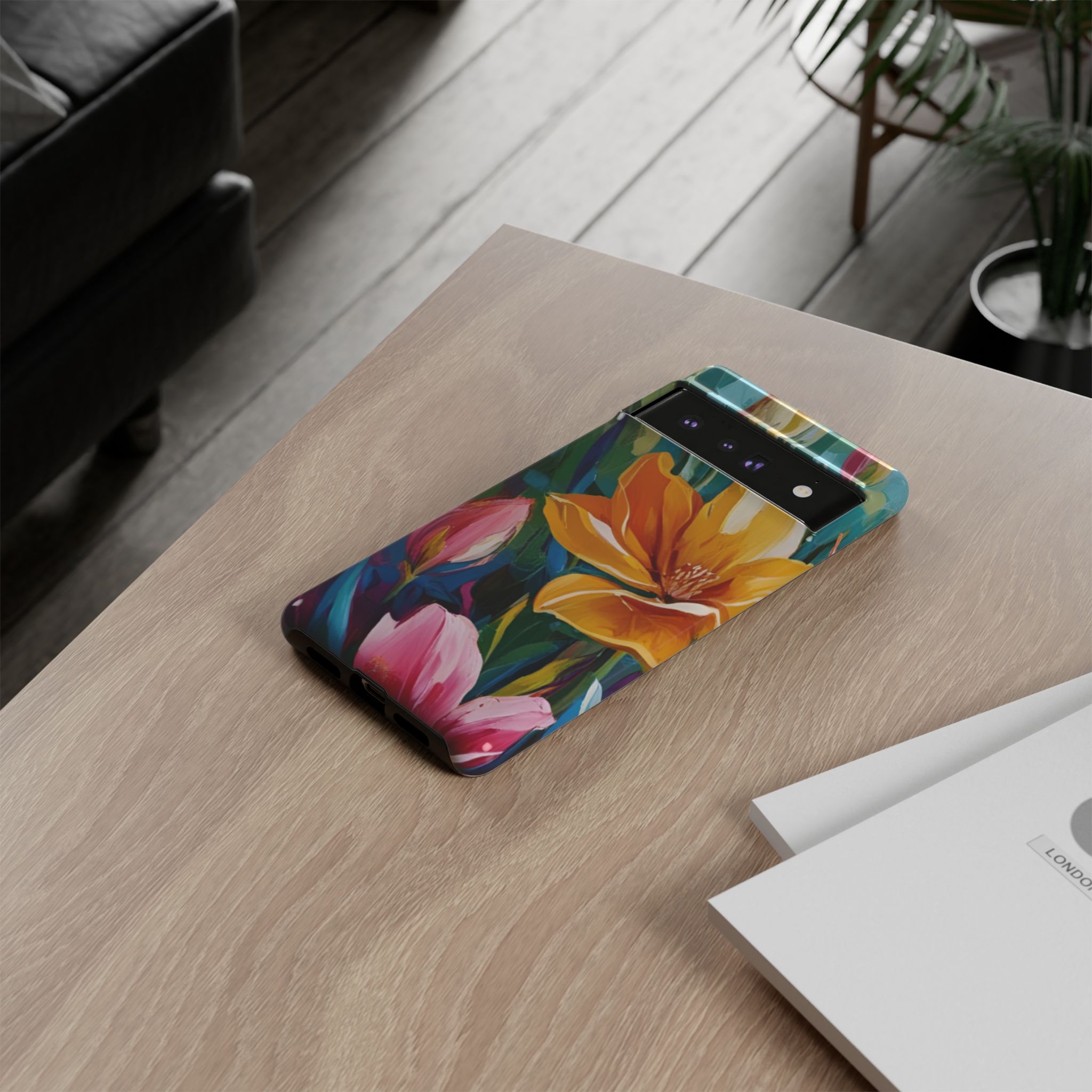 Floral Tough Phone Case - Vibrant Flower Design for Nature Lovers - Image 112