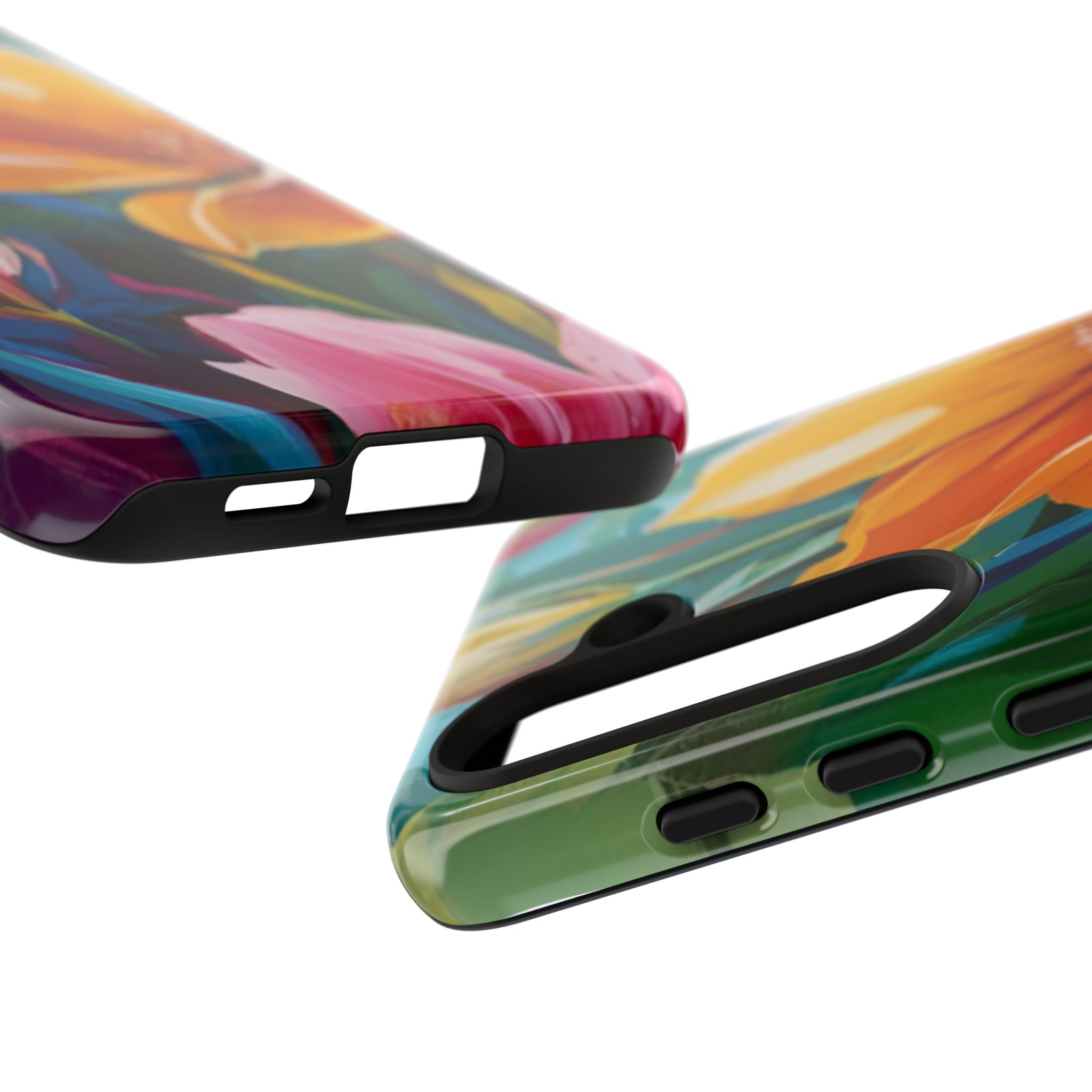 Floral Tough Phone Case - Vibrant Flower Design for Nature Lovers - Image 139