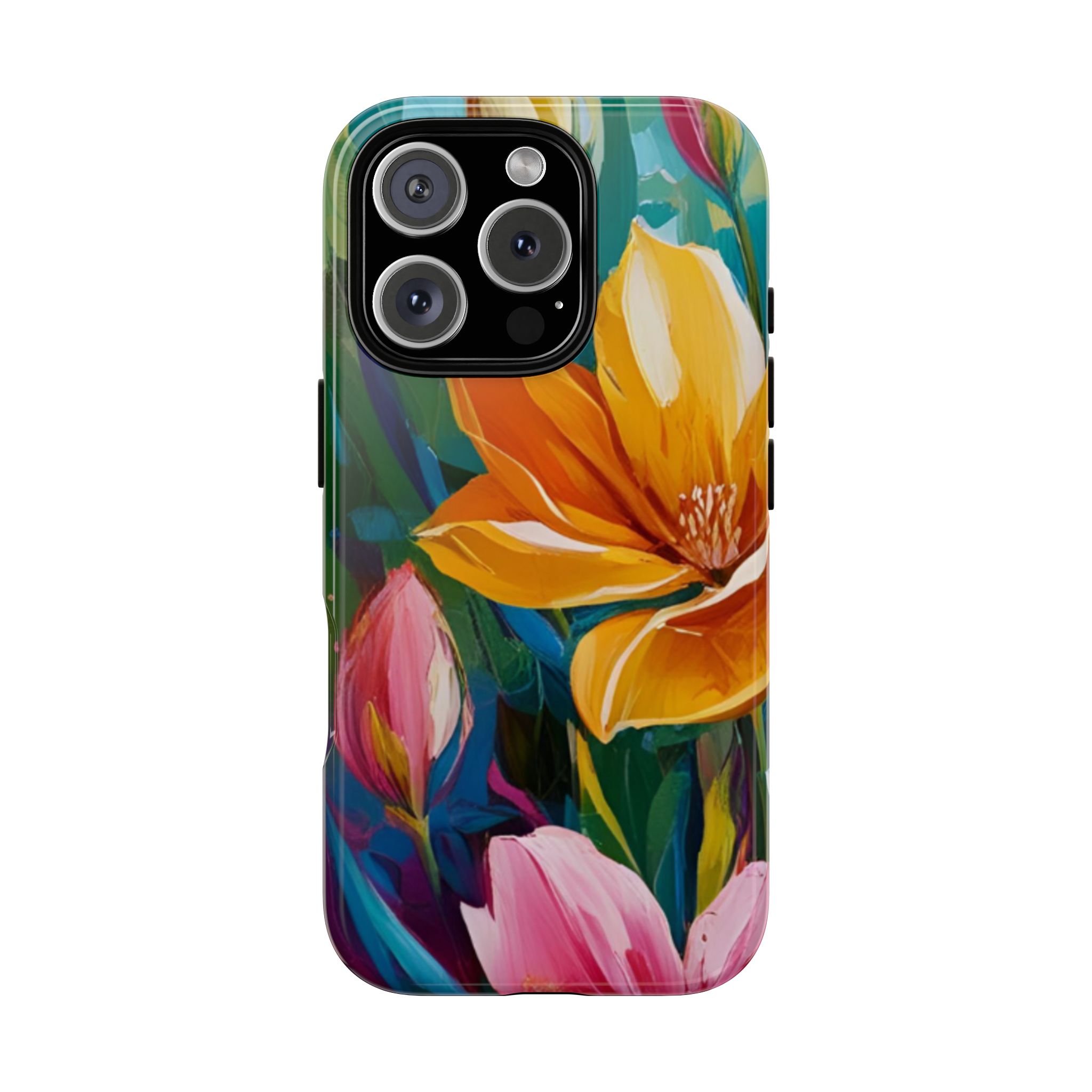 Floral Tough Phone Case - Vibrant Flower Design for Nature Lovers - Image 173