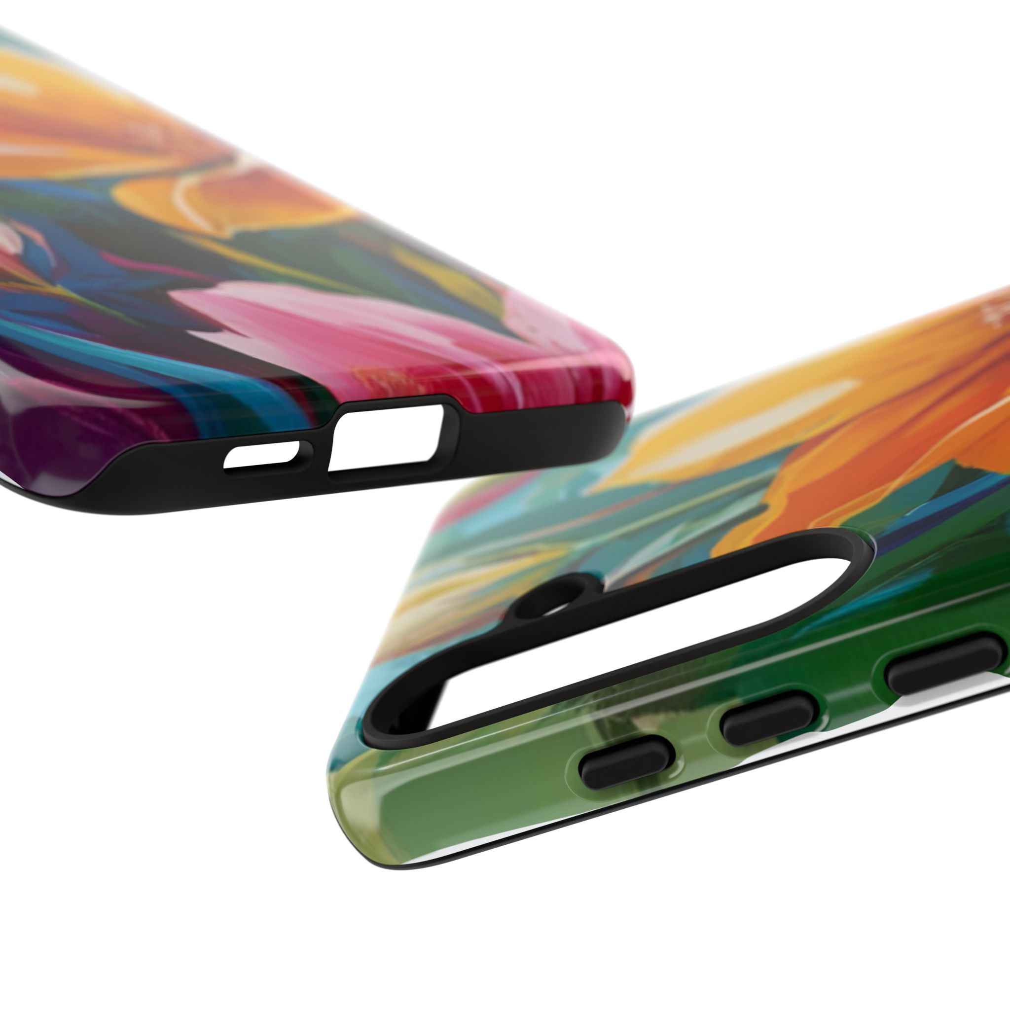 Floral Tough Phone Case - Vibrant Flower Design for Nature Lovers - Image 143