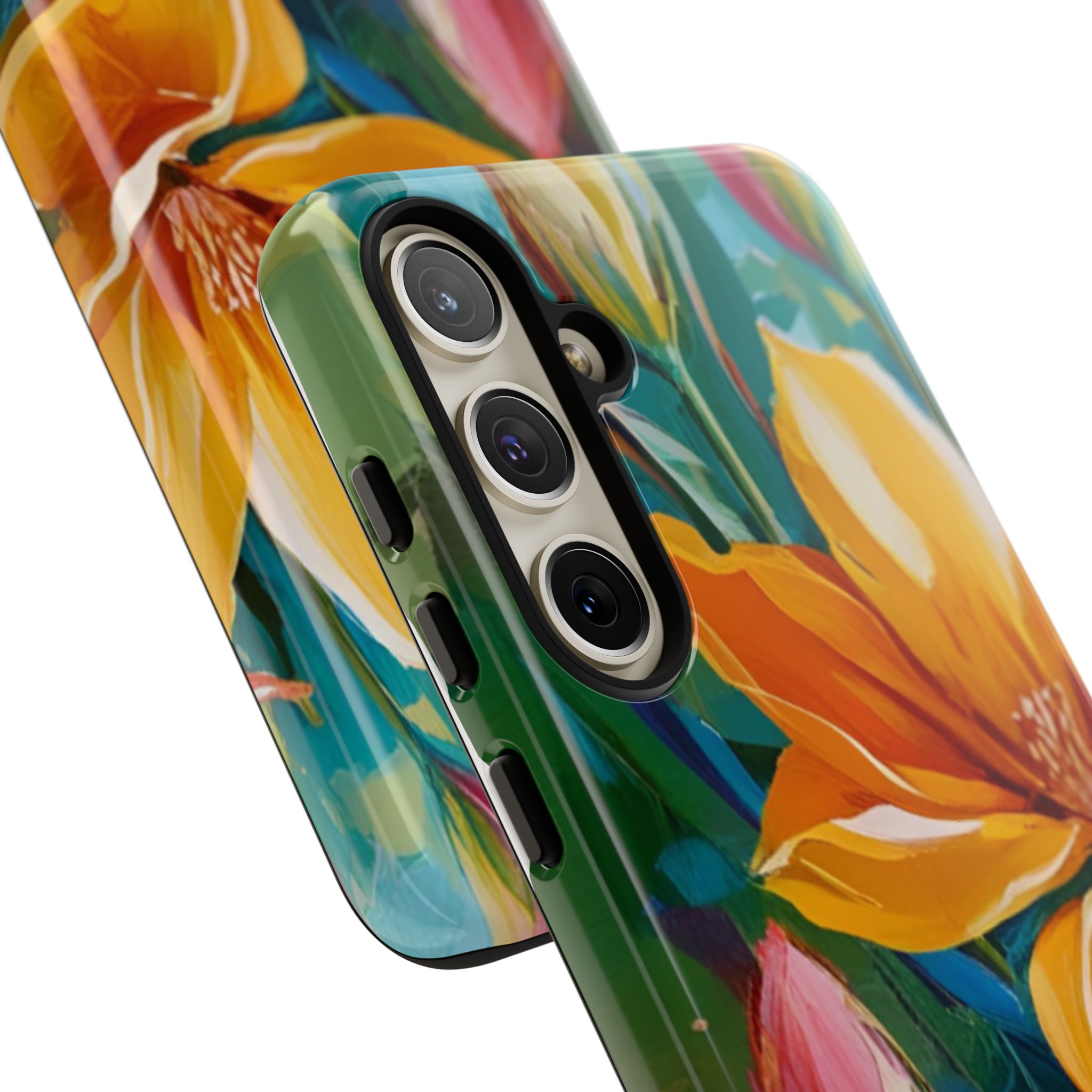 Floral Tough Phone Case - Vibrant Flower Design for Nature Lovers - Image 142