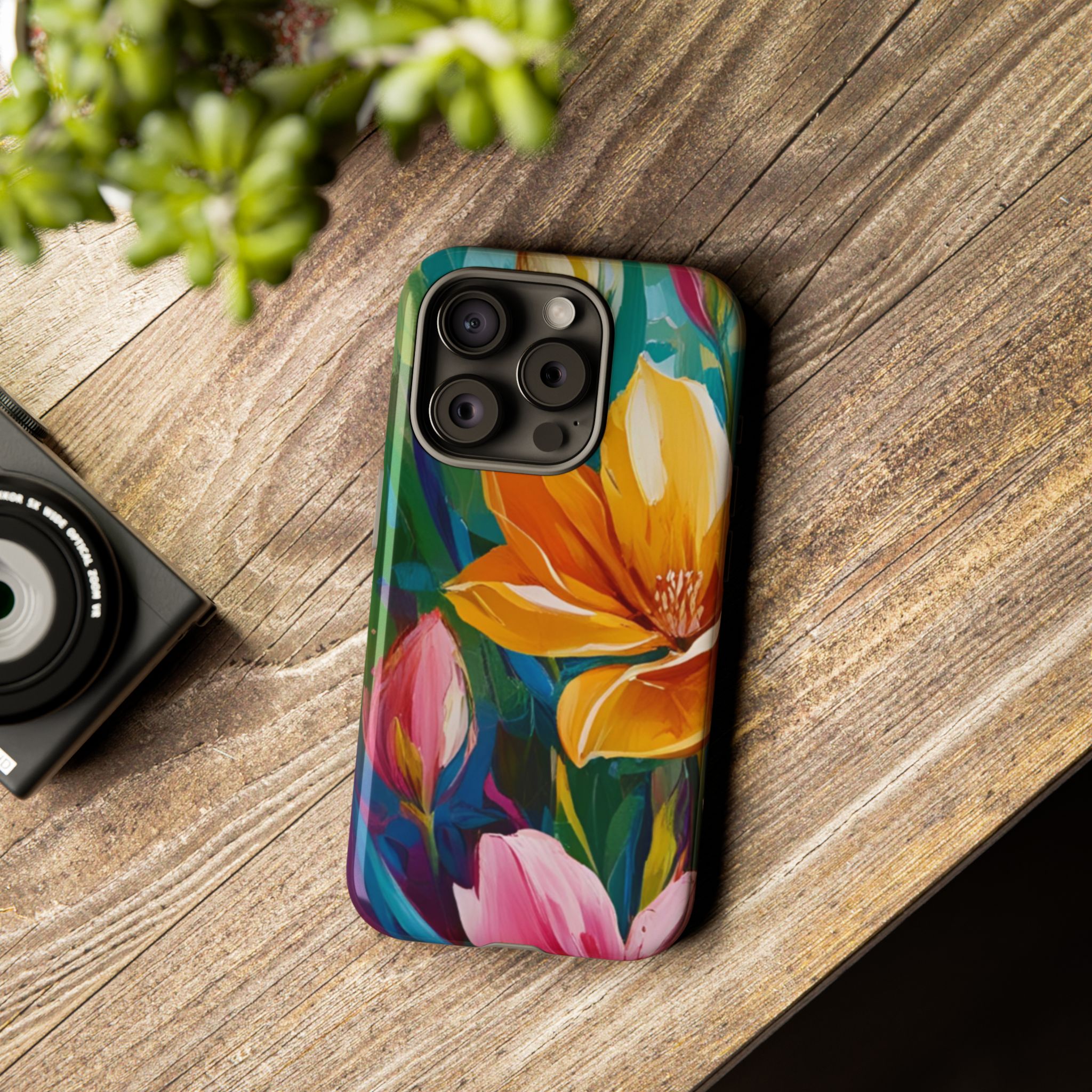 Floral Tough Phone Case - Vibrant Flower Design for Nature Lovers - Image 127
