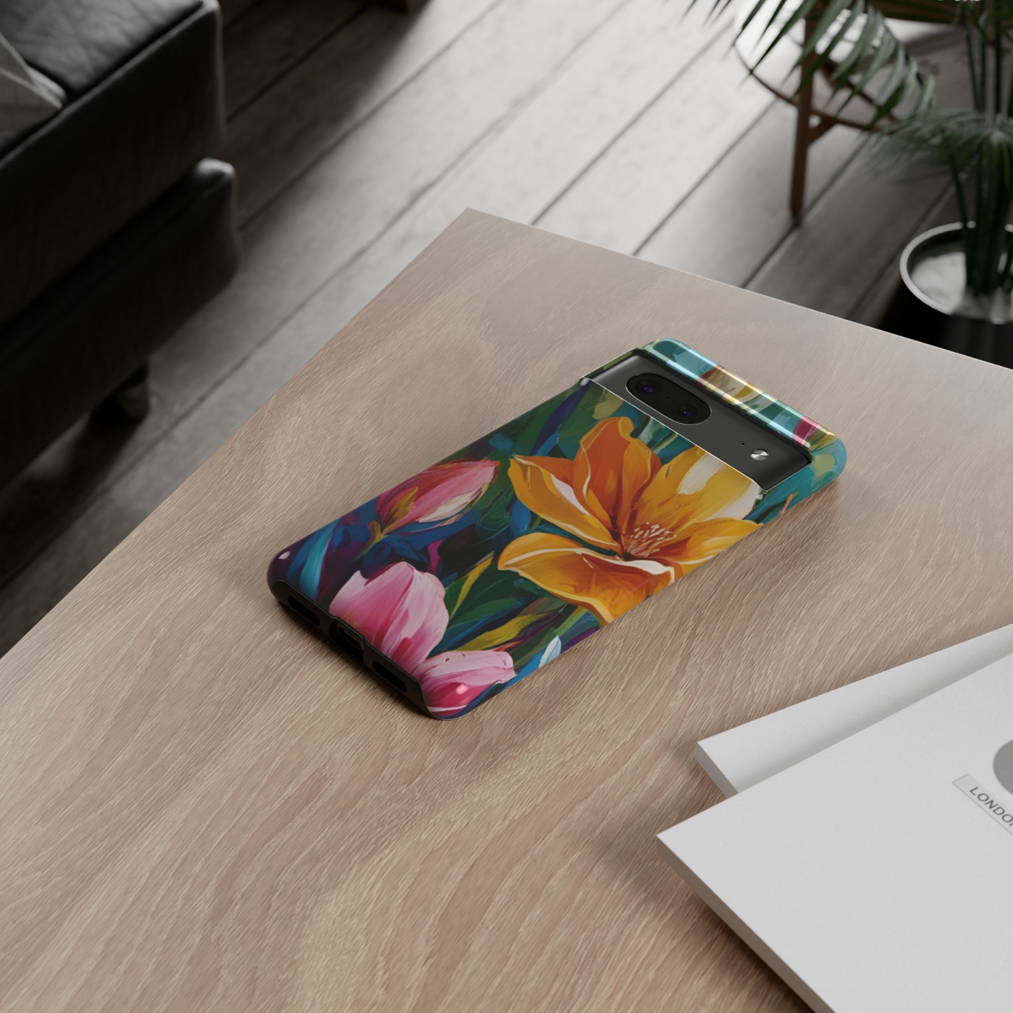 Floral Tough Phone Case - Vibrant Flower Design for Nature Lovers - Image 108