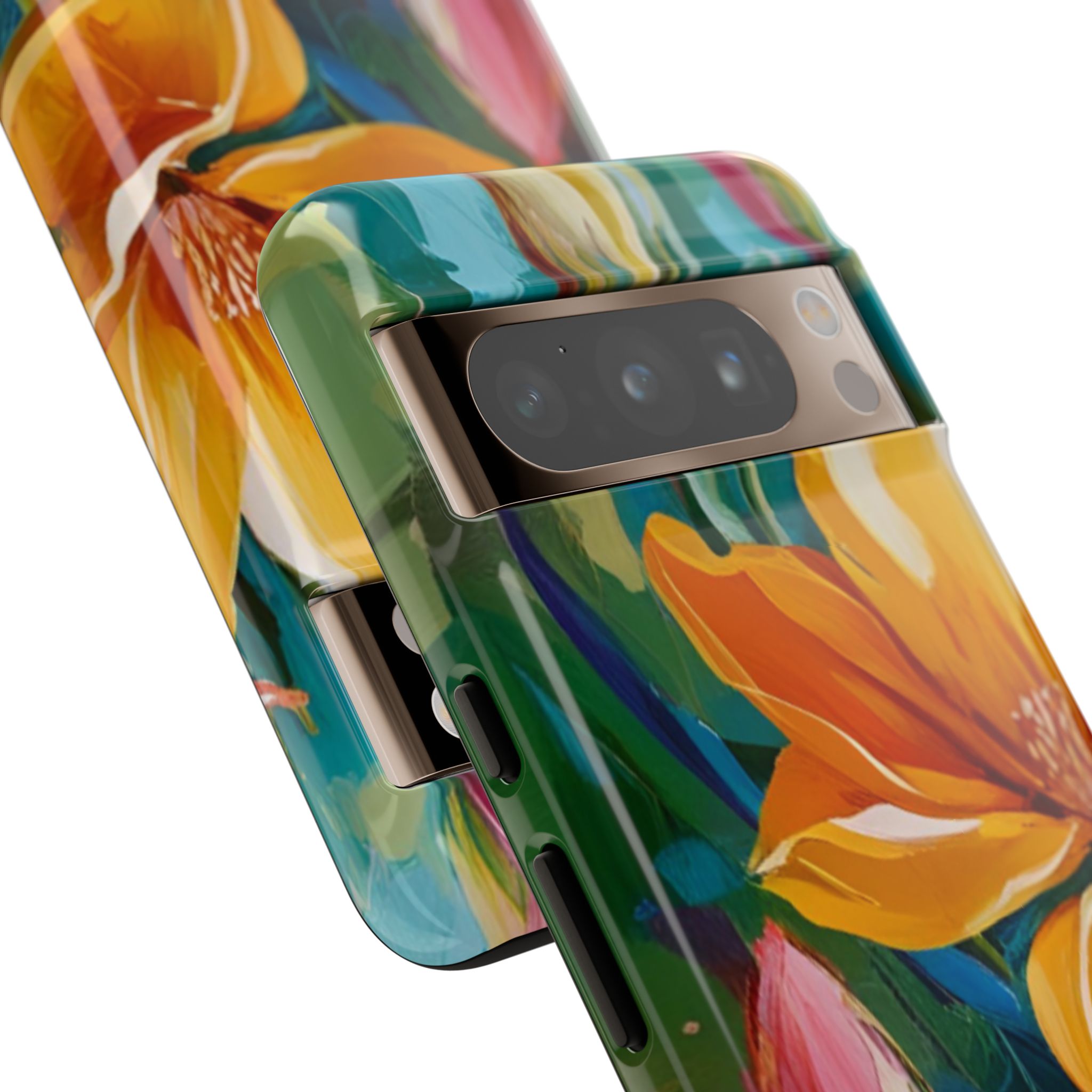 Floral Tough Phone Case - Vibrant Flower Design for Nature Lovers - Image 150