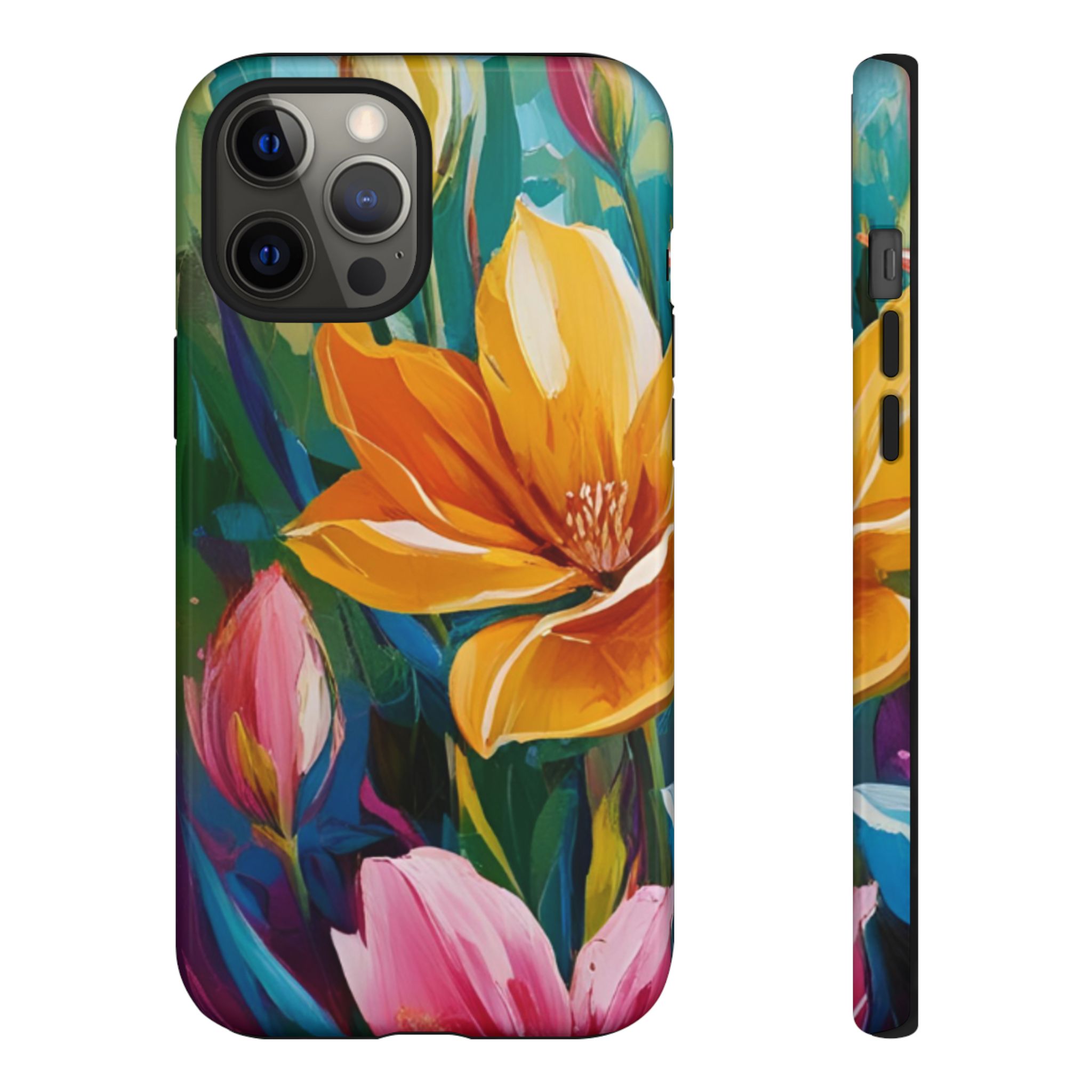 Floral Tough Phone Case - Vibrant Flower Design for Nature Lovers - Image 25