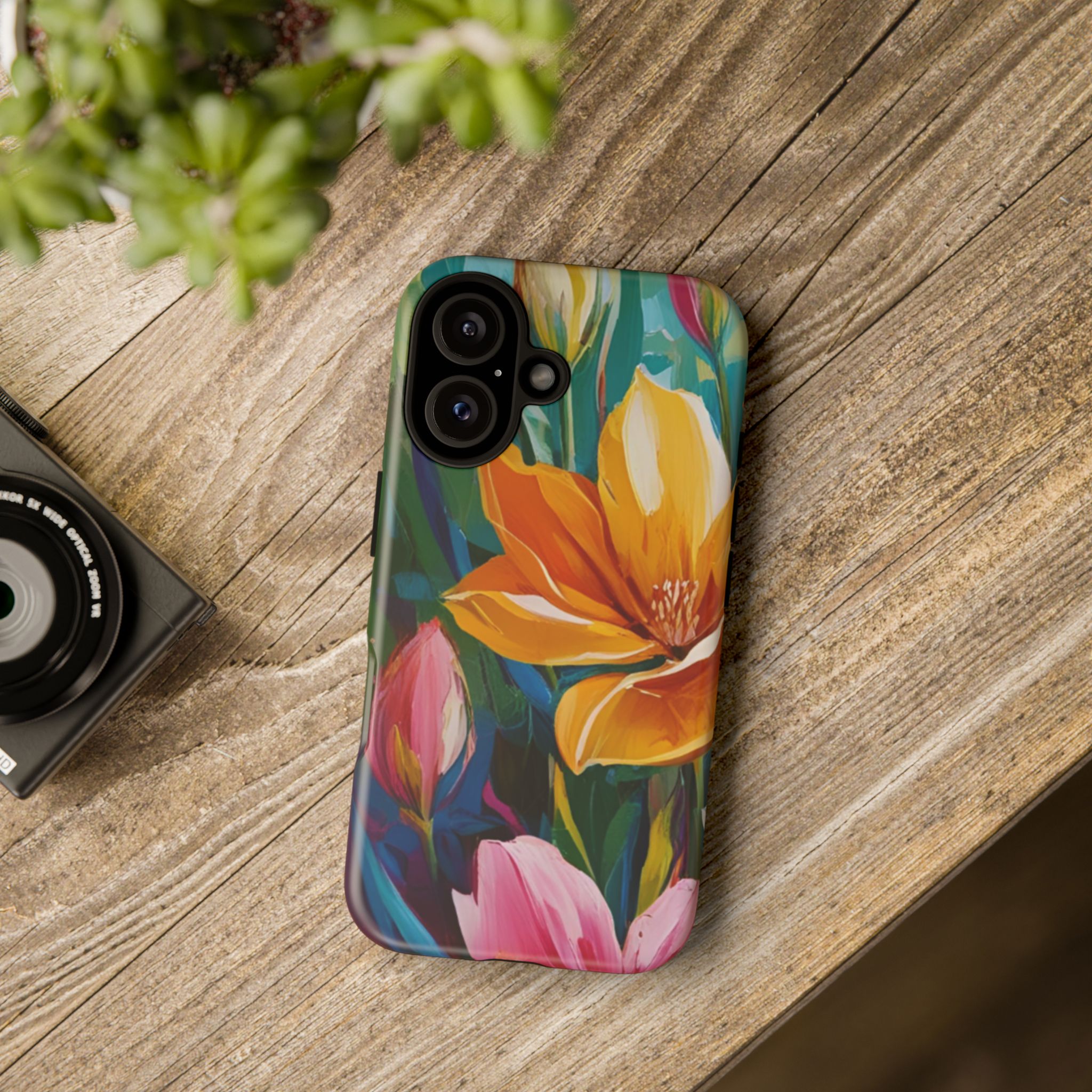Floral Tough Phone Case - Vibrant Flower Design for Nature Lovers - Image 164