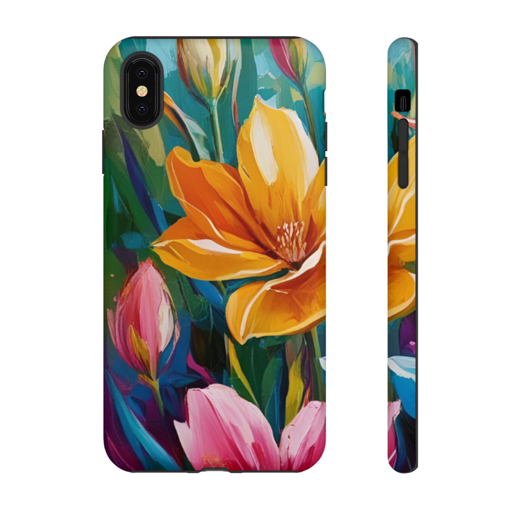 Floral Tough Phone Case - Vibrant Flower Design for Nature Lovers - Image 7