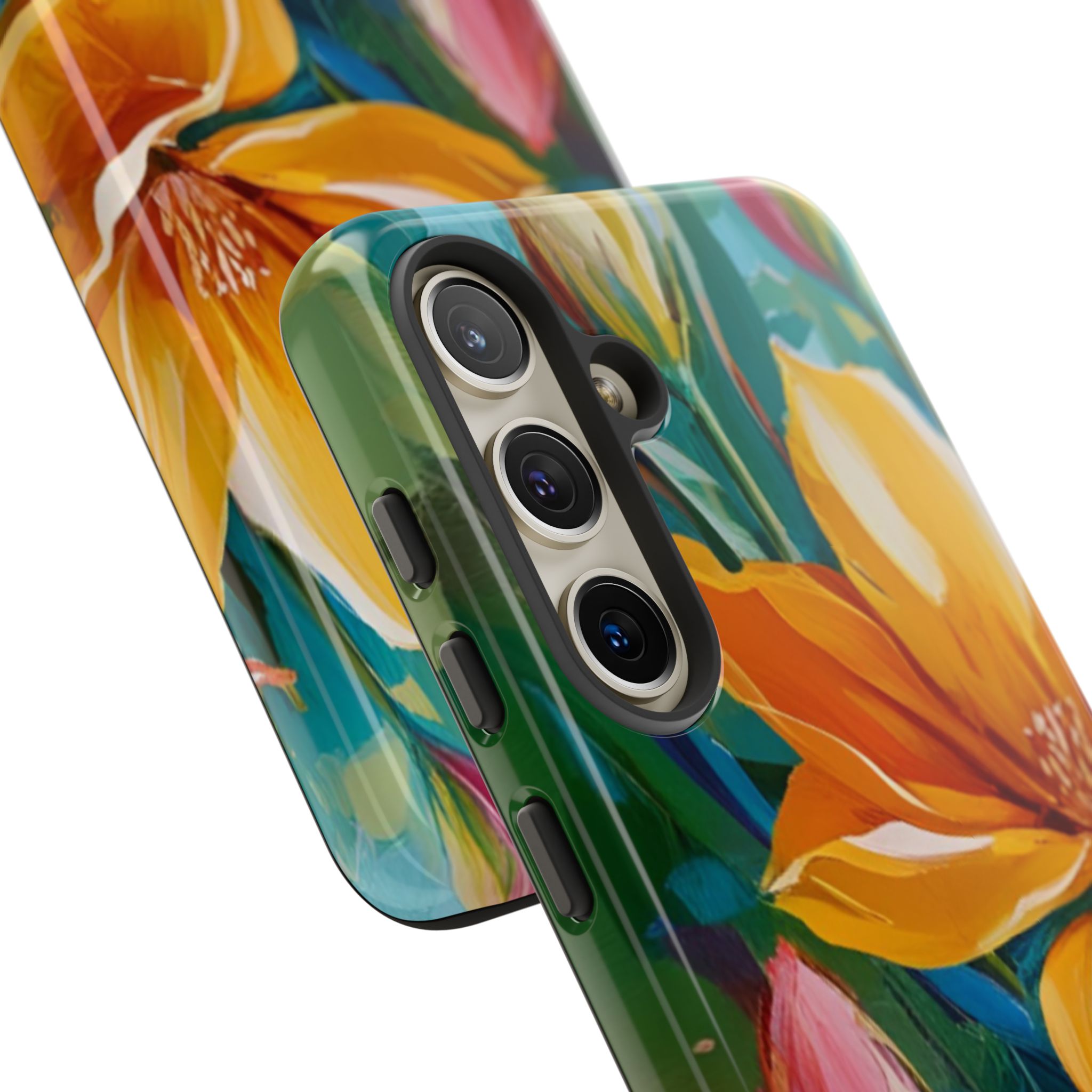 Floral Tough Phone Case - Vibrant Flower Design for Nature Lovers - Image 138