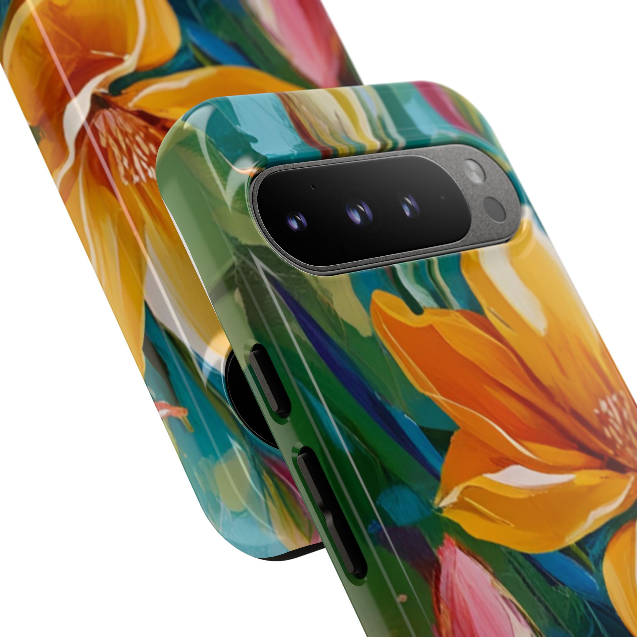 Floral Tough Phone Case - Vibrant Flower Design for Nature Lovers - Image 196