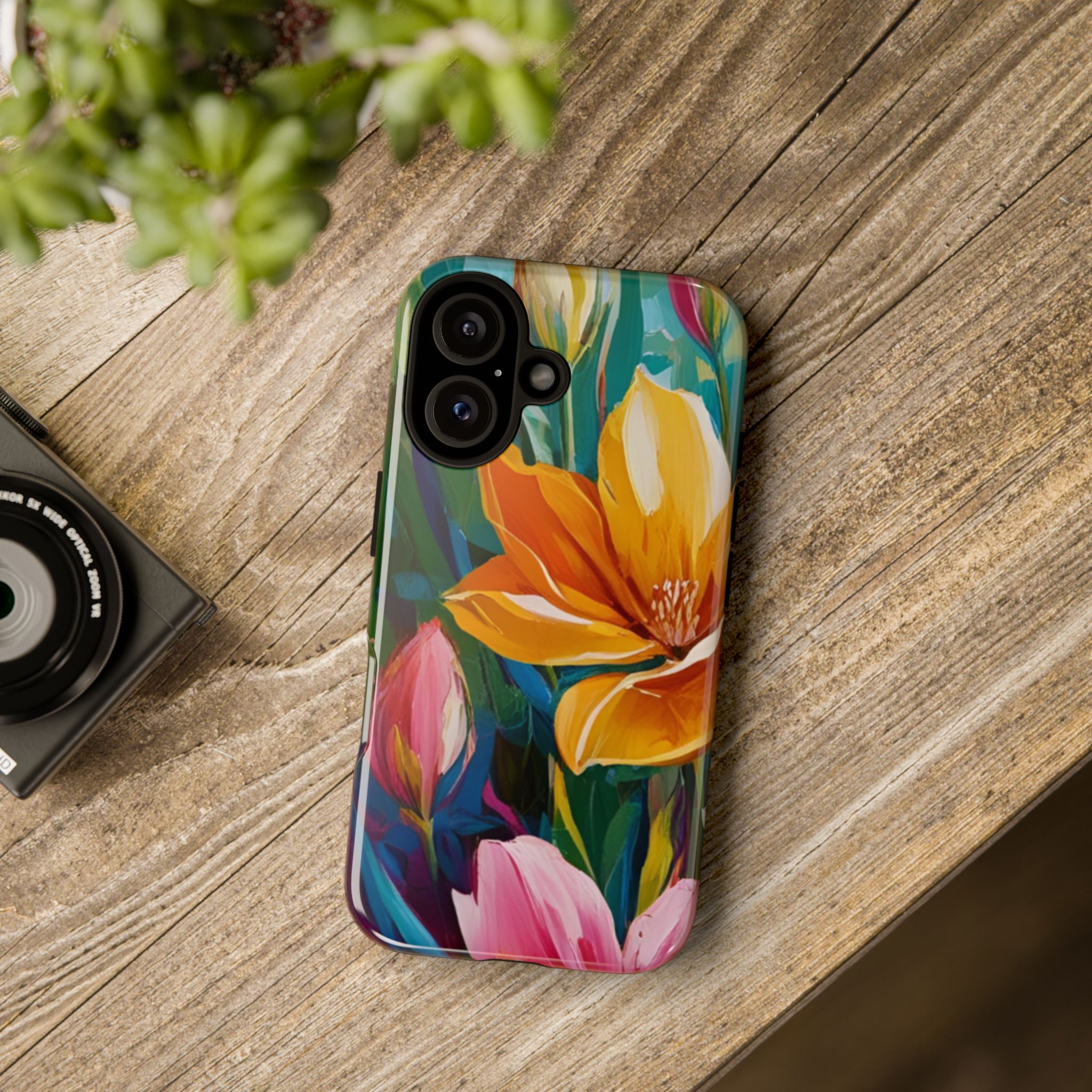 Floral Tough Phone Case - Vibrant Flower Design for Nature Lovers - Image 160