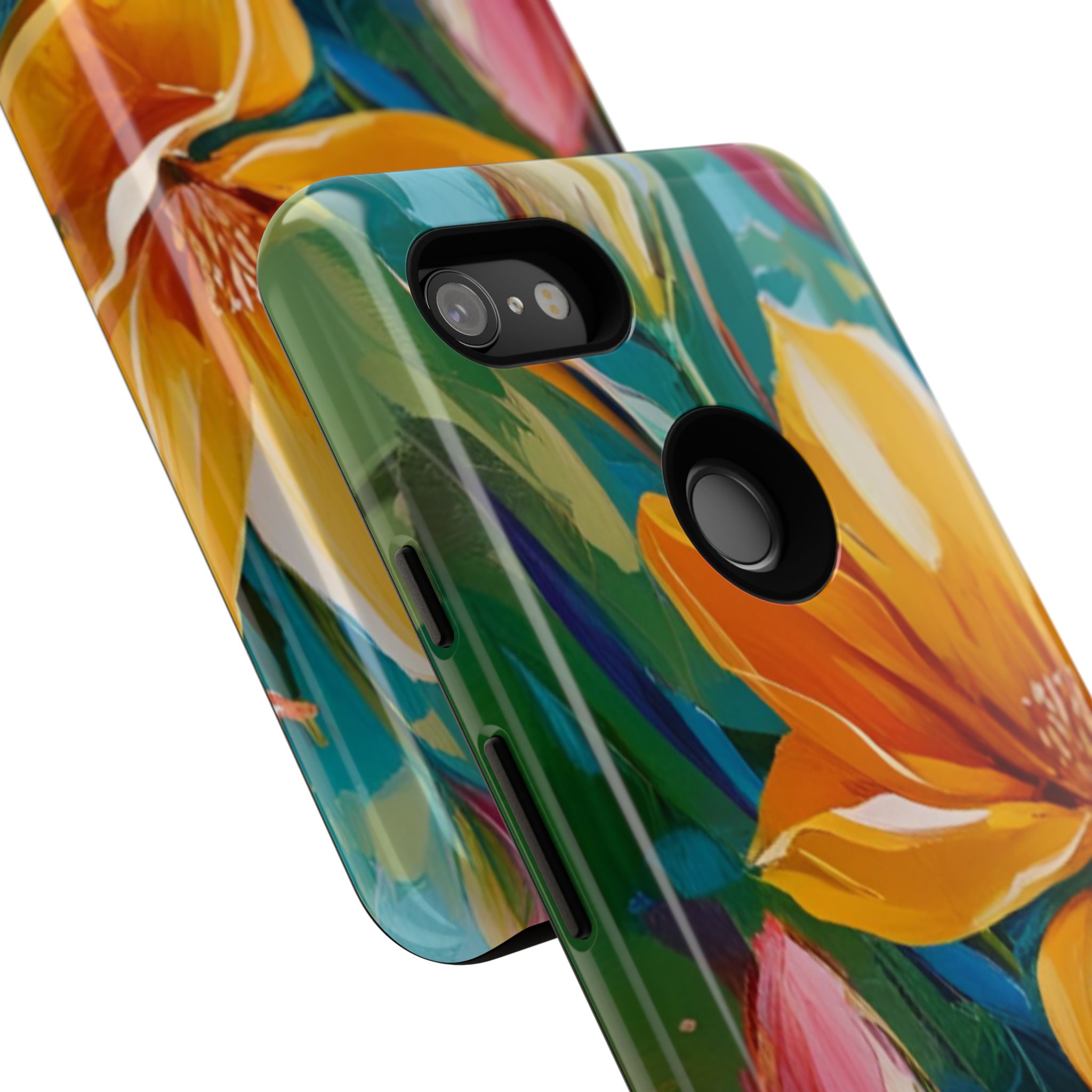 Floral Tough Phone Case - Vibrant Flower Design for Nature Lovers - Image 208