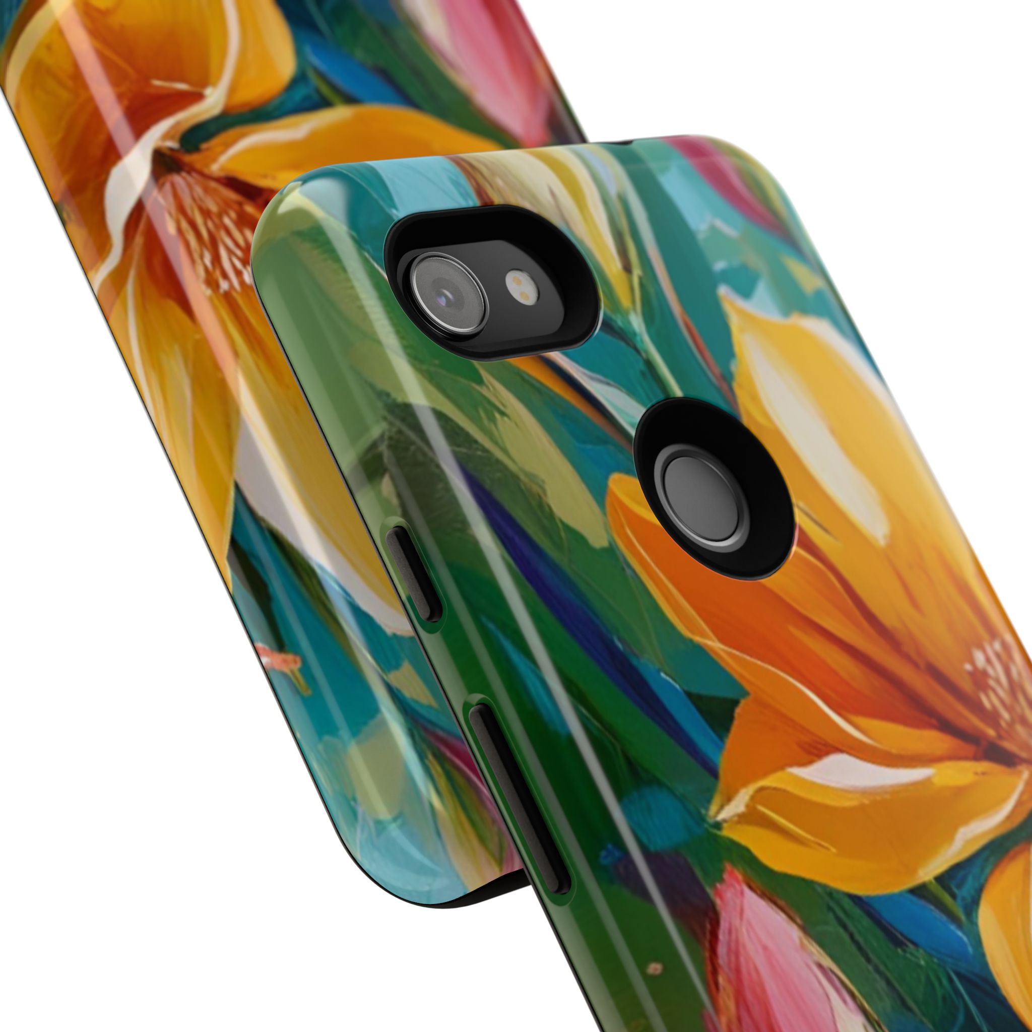 Floral Tough Phone Case - Vibrant Flower Design for Nature Lovers - Image 214