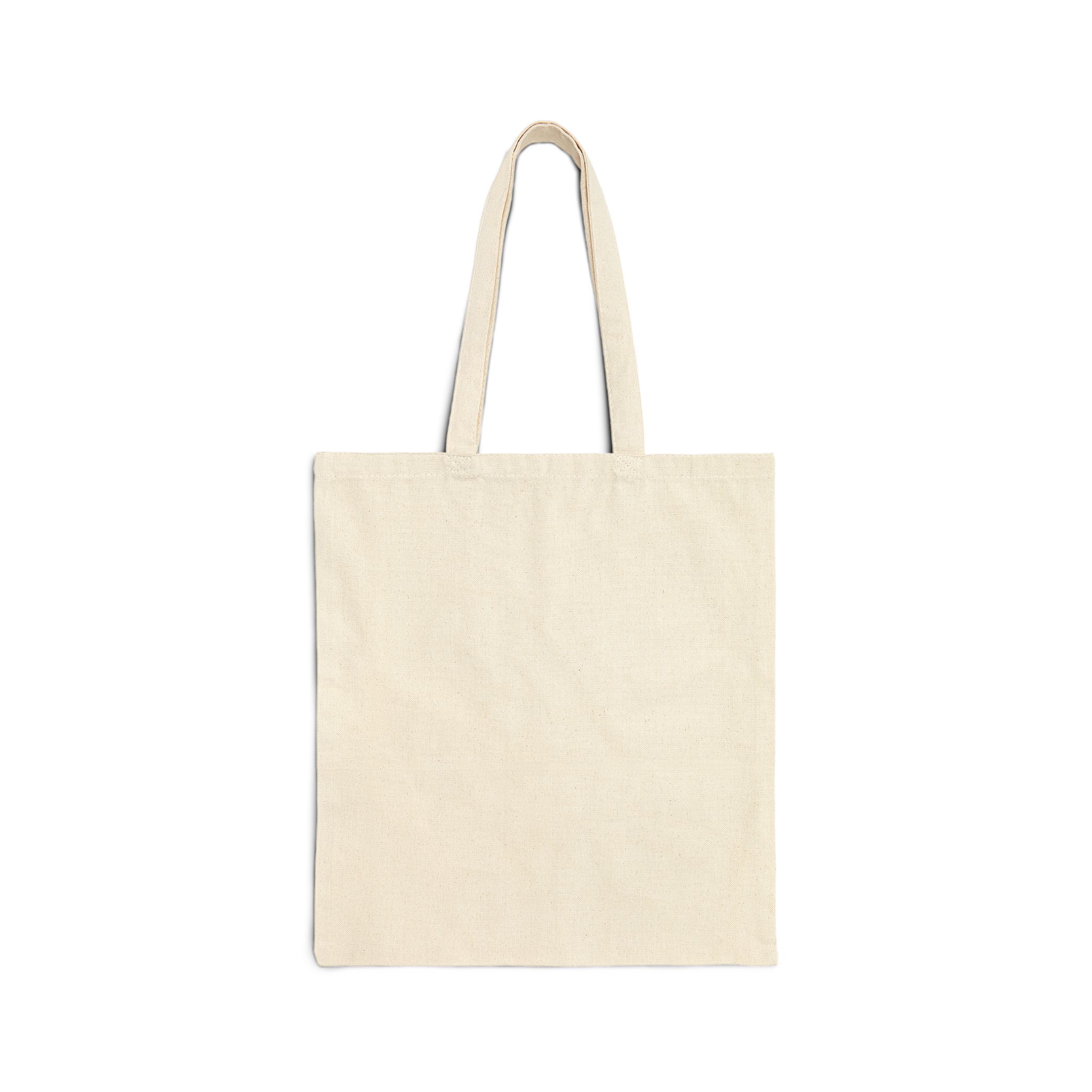 Floral Cotton Canvas Tote Bag | Eco-Friendly, Reusable Grocery Bag, Beach Bag, Gift Bag, Shopping Tote - Image 3